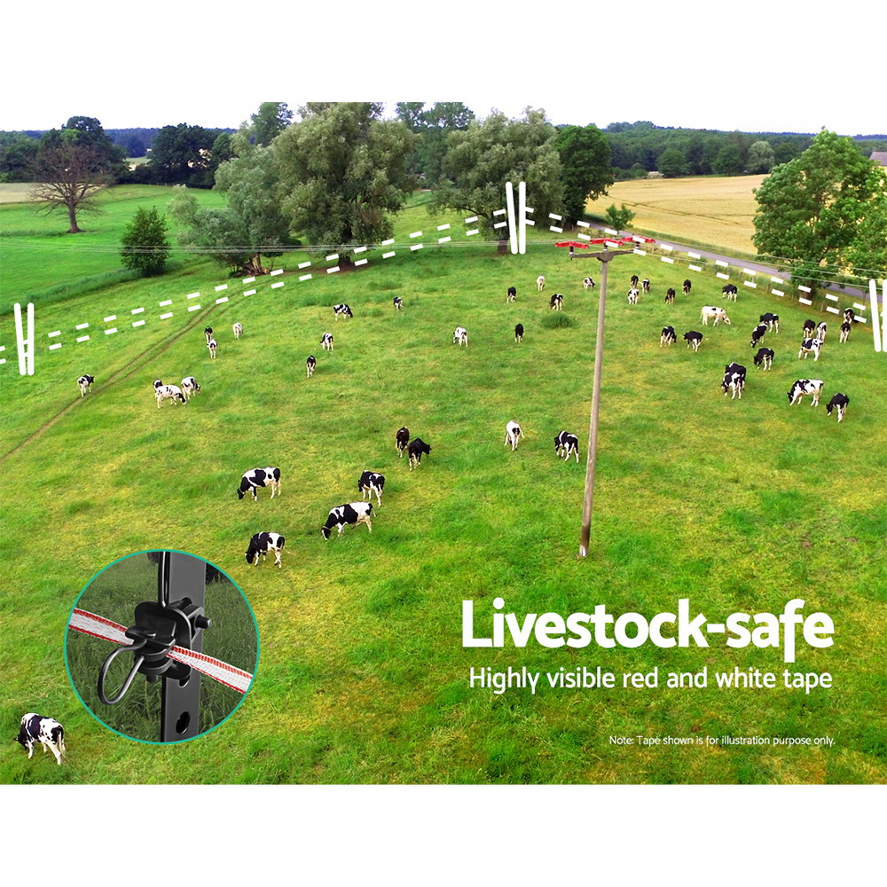 Giantz Electric Fence Poly Tape 1200M view 4