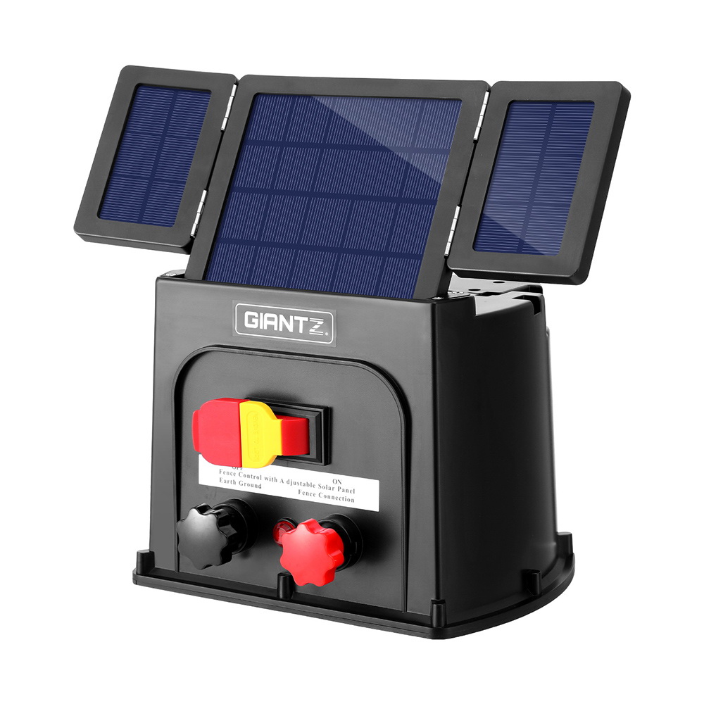 Giantz 3km Electric Fence Energiser PET Solar Energizer 0.1J view 7