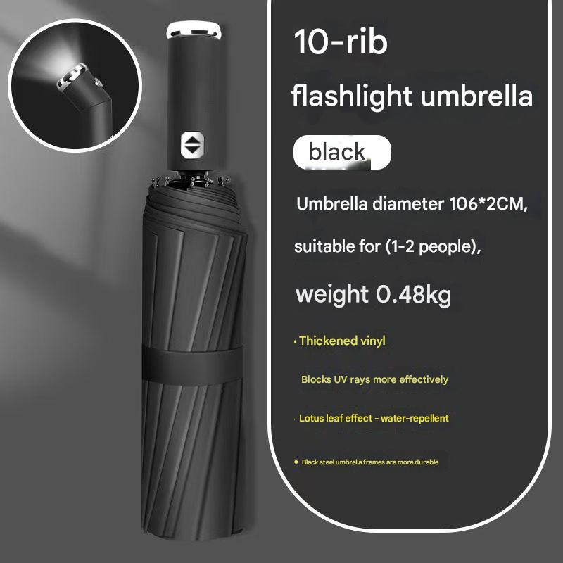 Pink Reinforced Black Coating Umbrella view 9