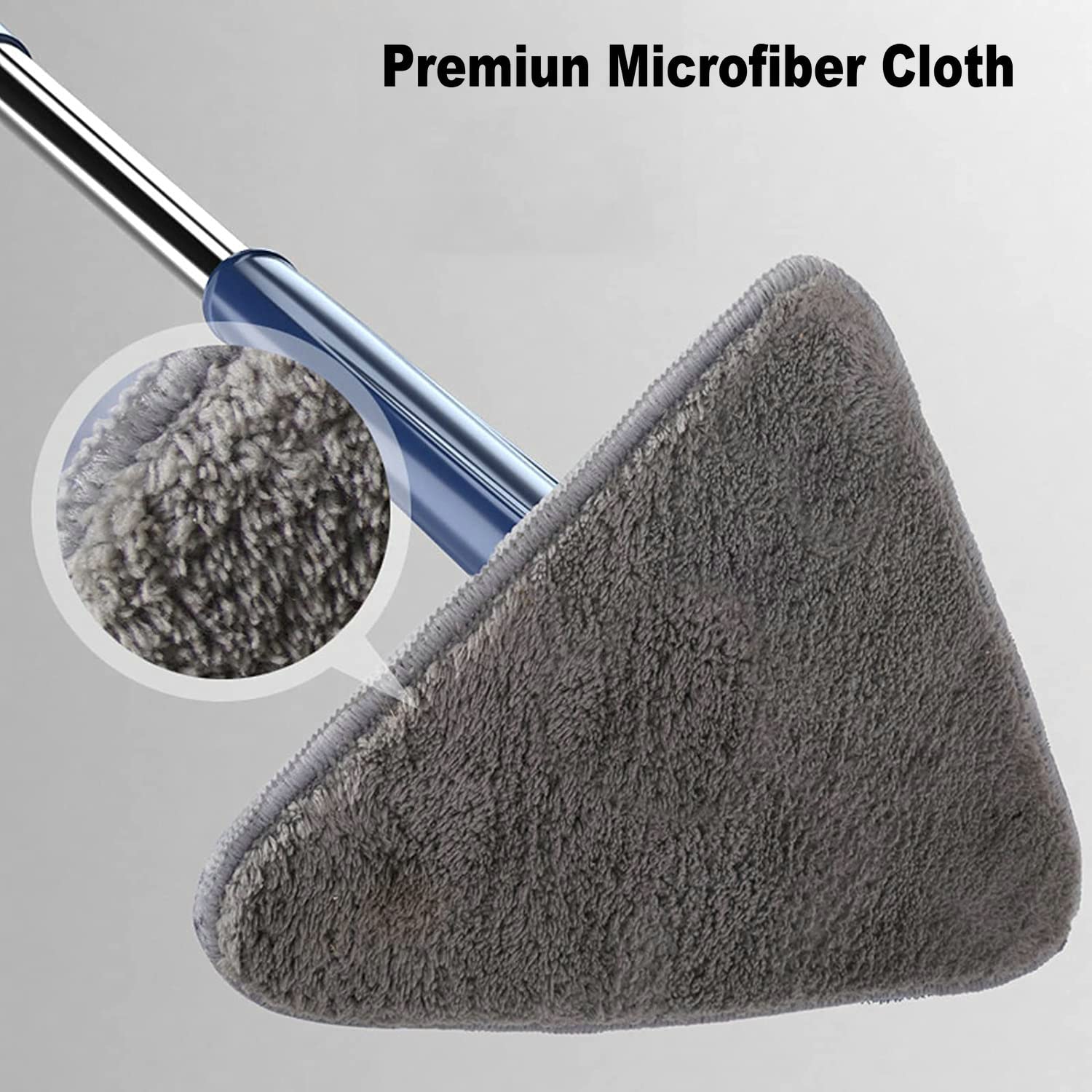 360° Rotating Triangular Floor Mop with Auto-Squeeze System – Easy Twist view 4