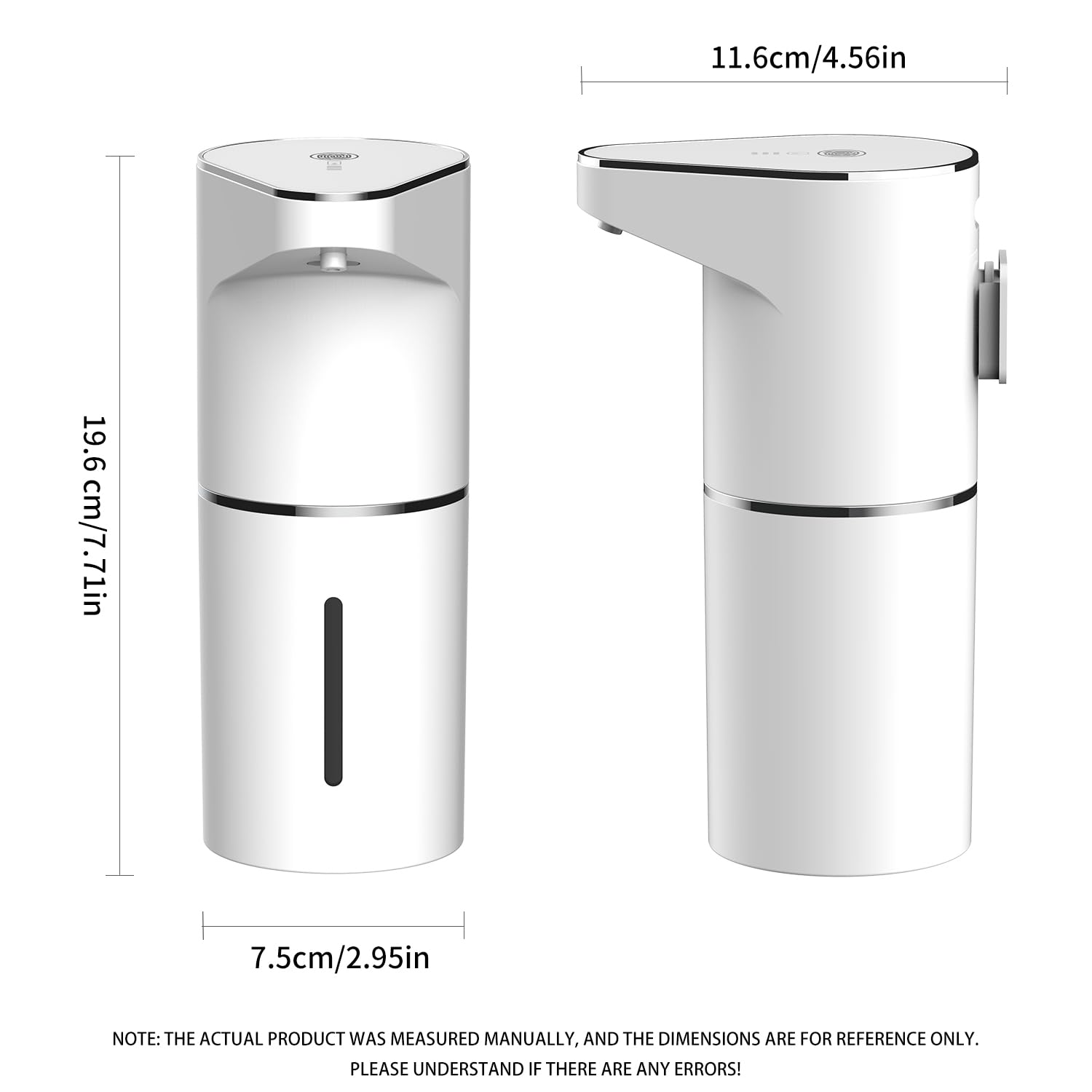 Automatic Sensor Foam Soap Dispenser – 350mL Rechargeable Touchless Hand Soap view 8