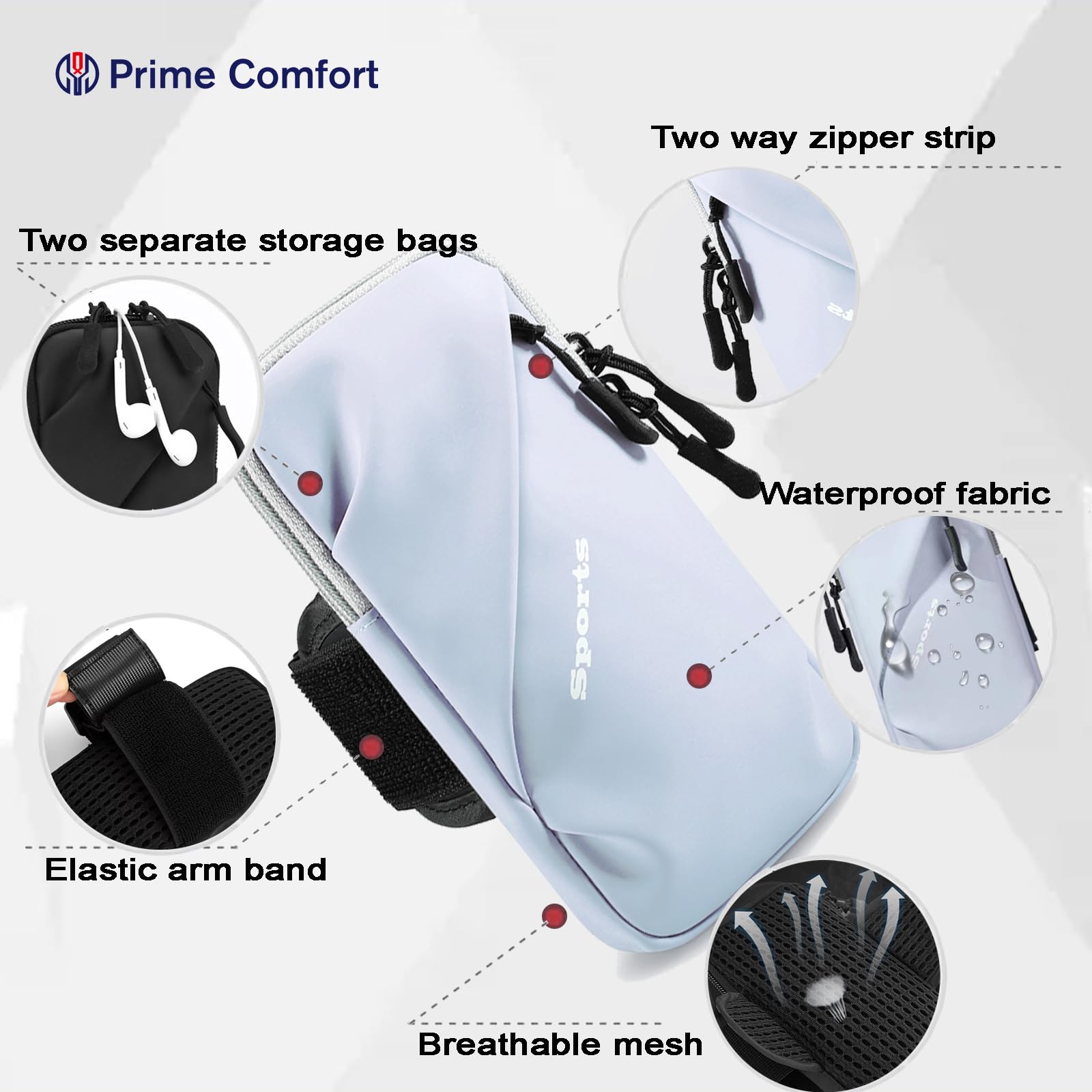Universal Running Phone Arm Band – Waterproof view 2