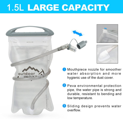 Ultra-Light Hydration Running Vest Backpack – 1.5L Water Capacity view 5