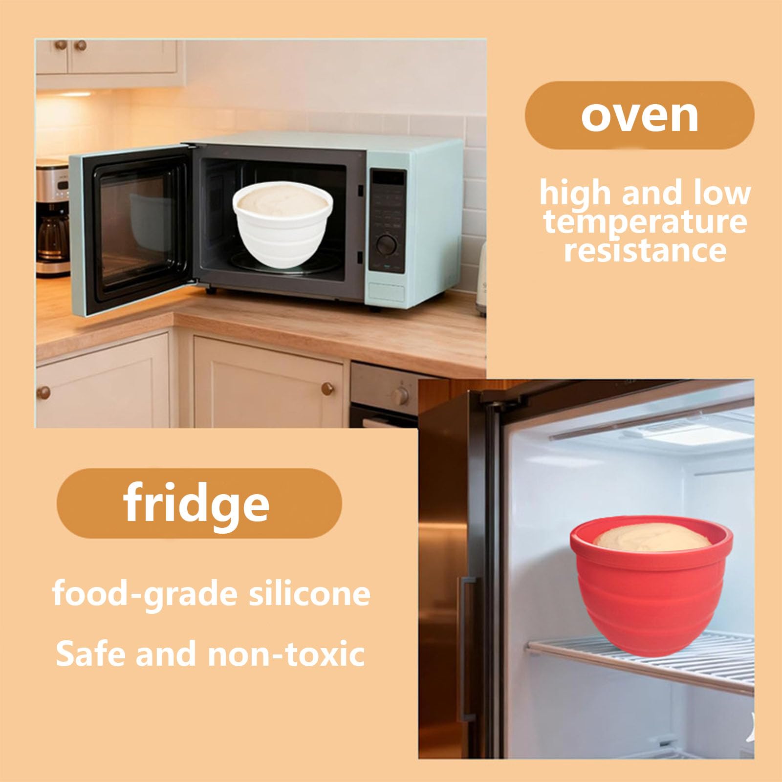 Silicone Bowl Liner for 4.5–5-Quart Stand Mixer – Food-Grade view 4