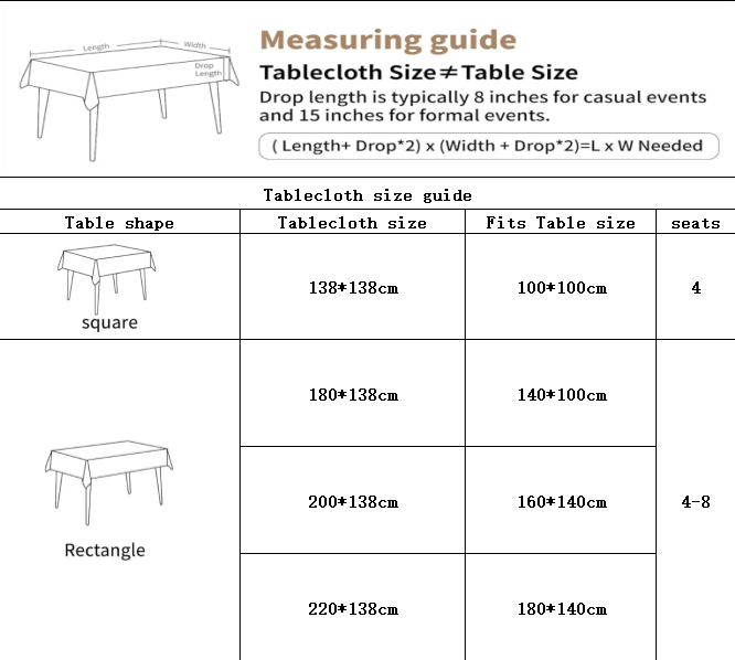 Waterproof Oilproof Washable Heat-Resistant PVC Tablecloth - 5 Patterns & view 6