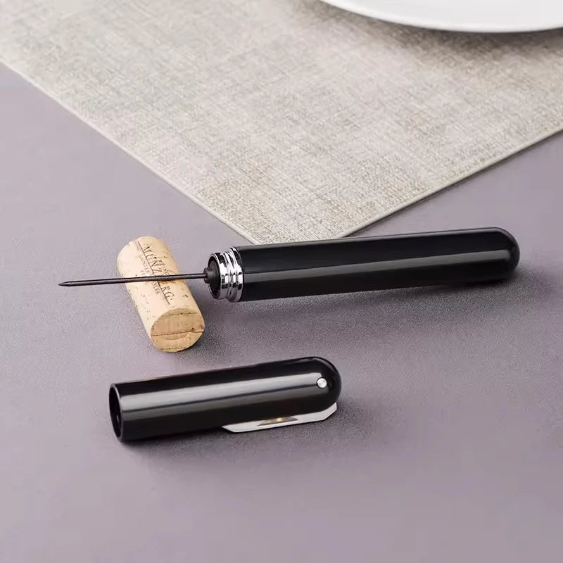 NNEOBA Portable 2-in-1 Air Pressure Corkscrew and Foil Cutter view 5