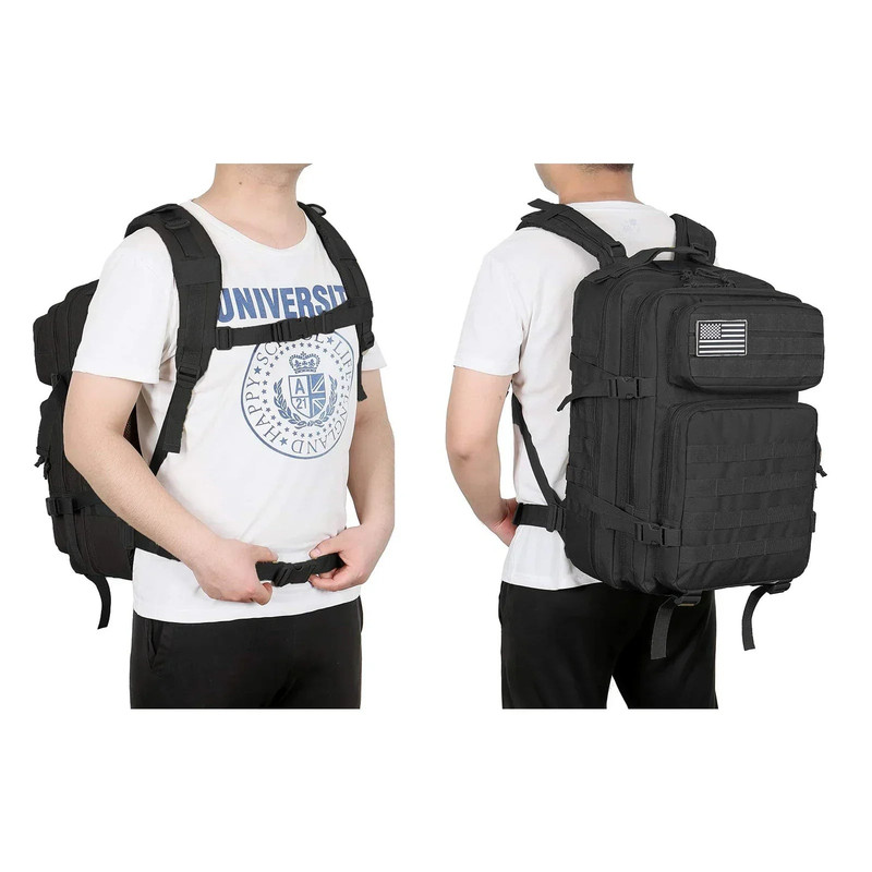 45L Tactical Molle Backpack Military view 4