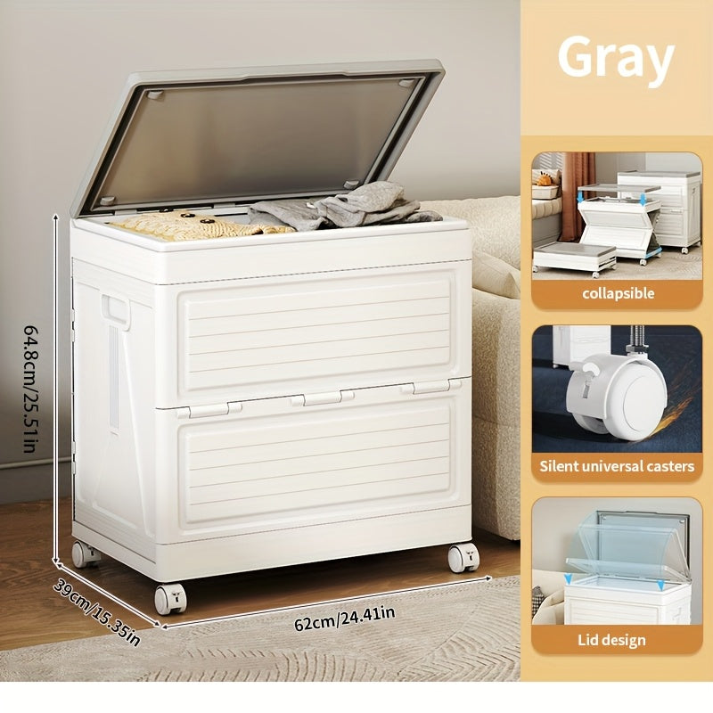 Outdoor Foldable Storage Box with Wheels view 4