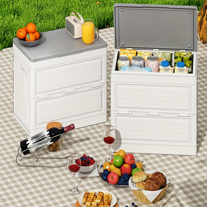 Outdoor Foldable Storage Box with Wheels view 6