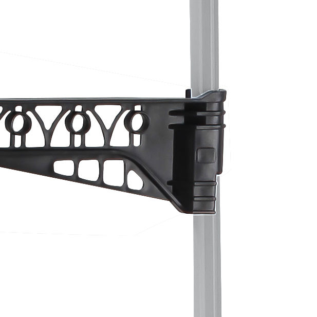 Folding 3 Tier Clothes Laundry Drying Rack with Stainless Steel Tubes for view 7
