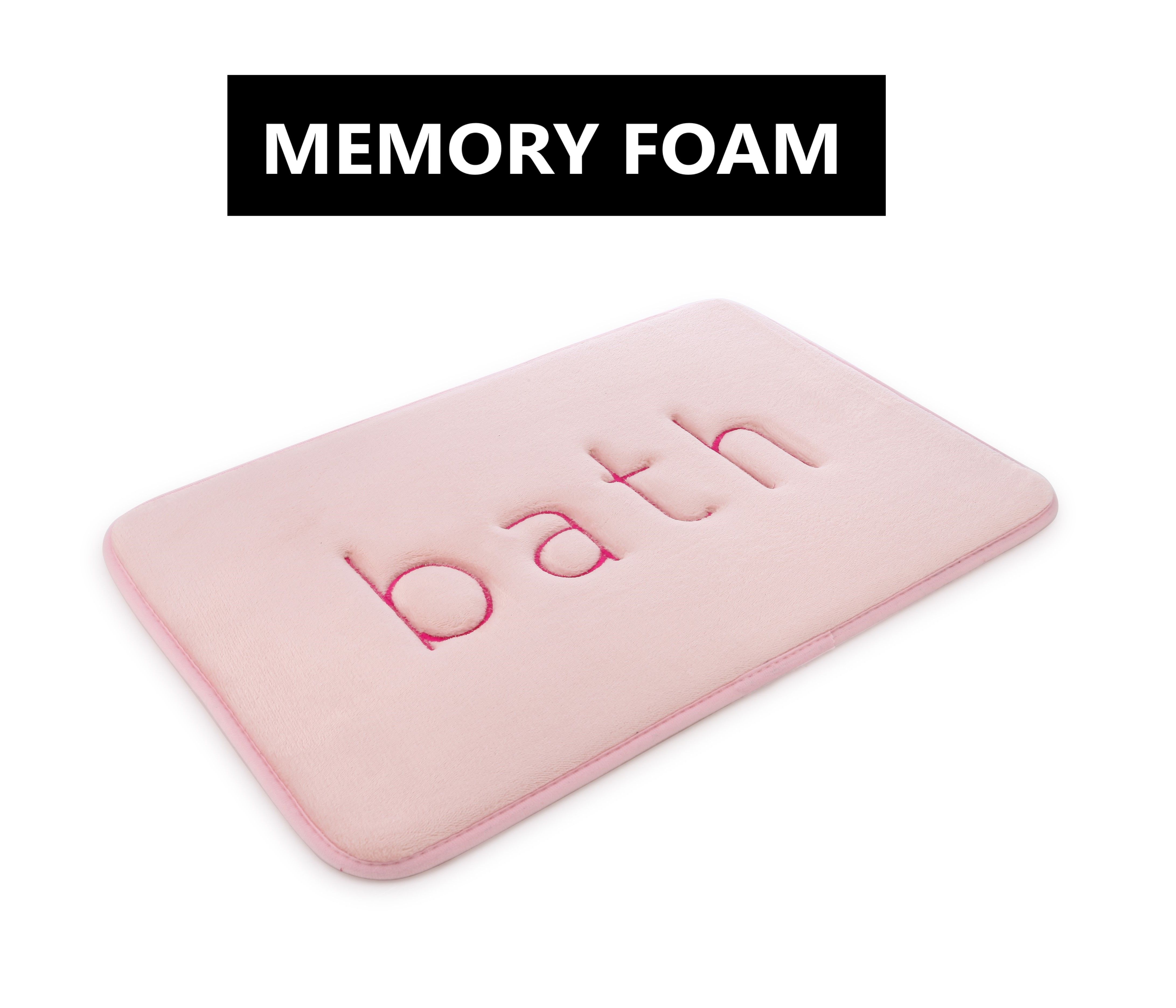 Extra Thick Memory Foam & Super Comfort Bath Rug Mat for Bathroom (60 x 40 cm view 2