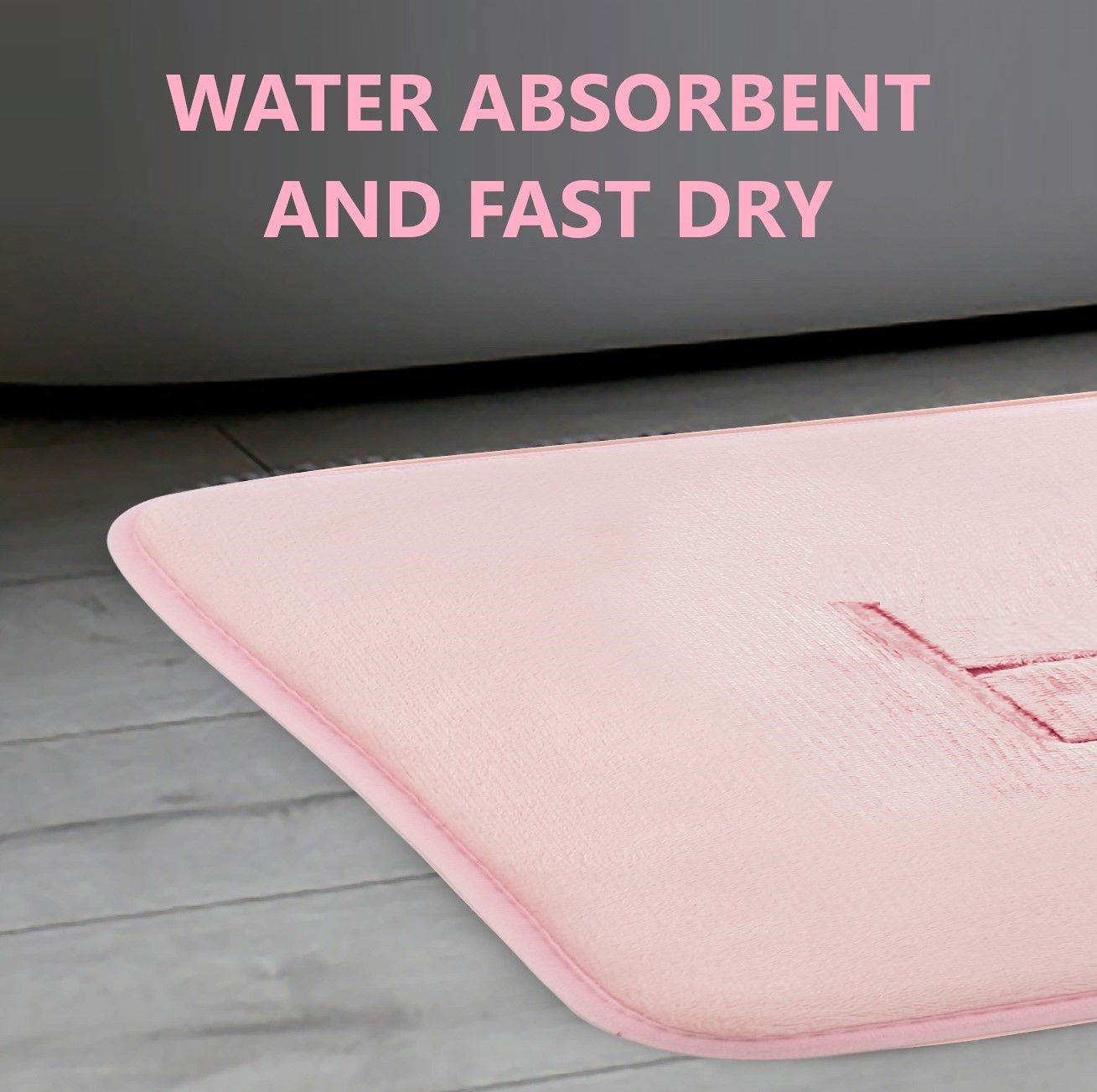 Extra Thick Memory Foam & Super Comfort Bath Rug Mat for Bathroom (60 x 40 cm view 5