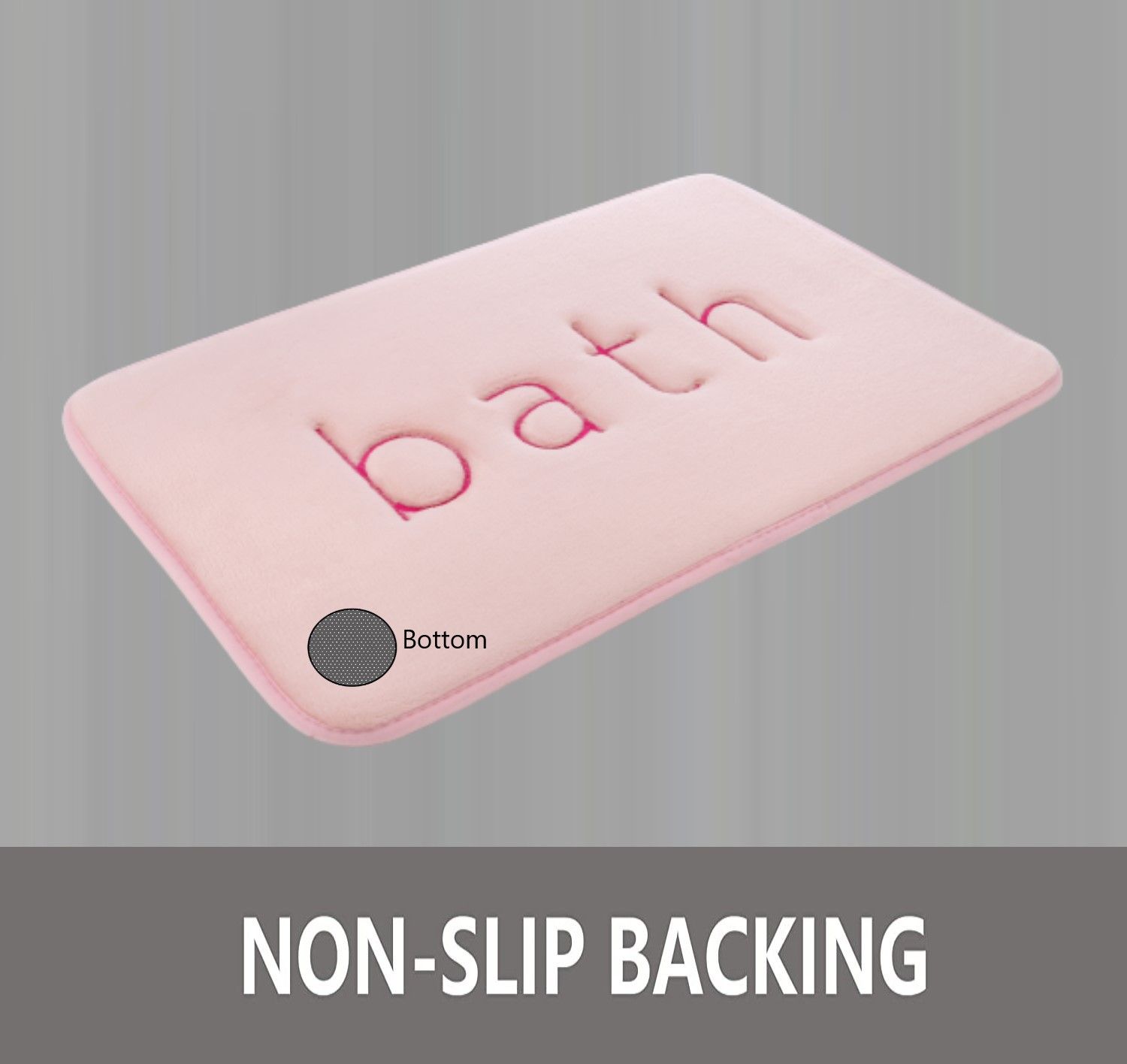 Extra Thick Memory Foam & Super Comfort Bath Rug Mat for Bathroom (60 x 40 cm view 6