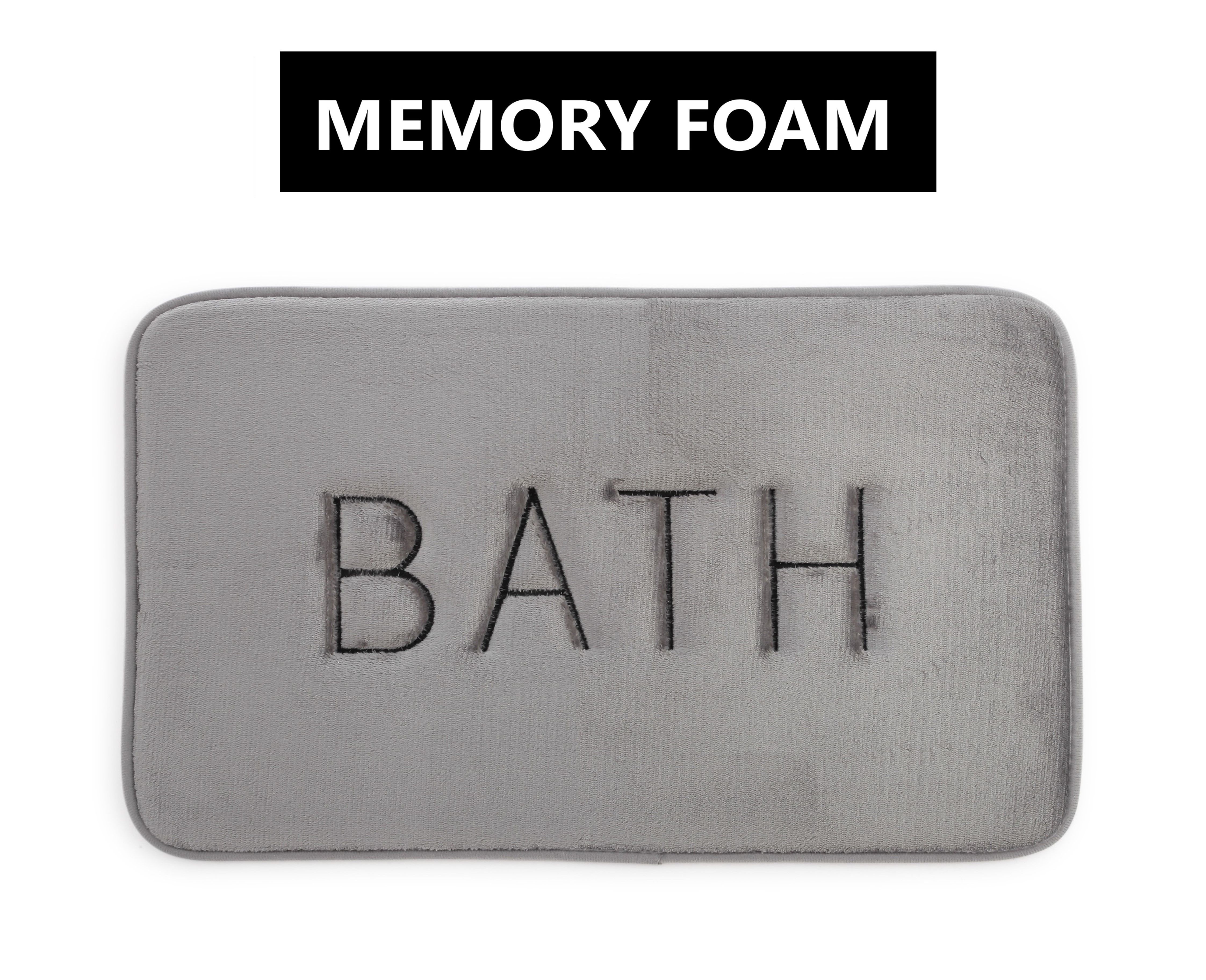 Extra Thick Memory Foam & Super Comfort Bath Rug Mat for Bathroom (60 x 40 cm view 2