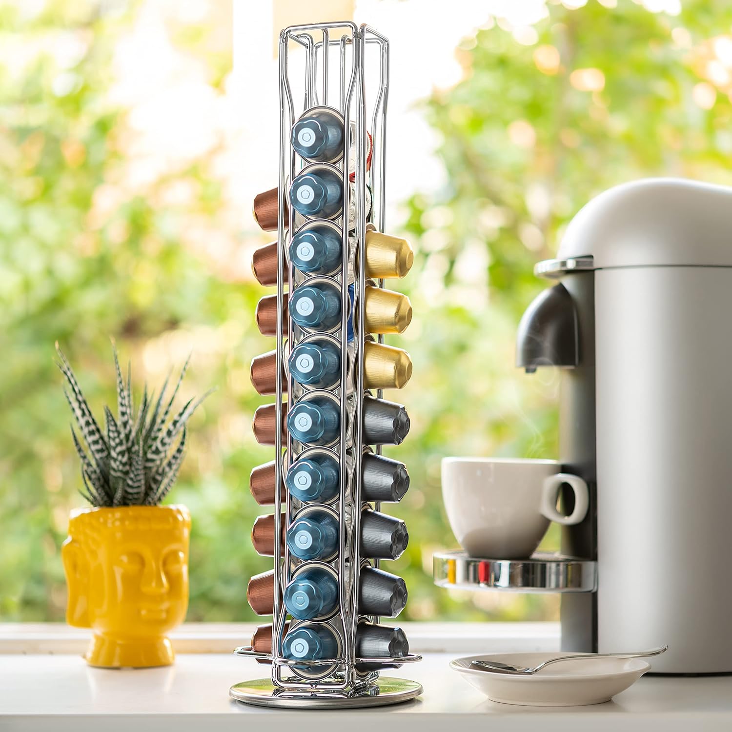 Coffee Pods Holder Storage Compatible with 40 Nespresso Pods view 7