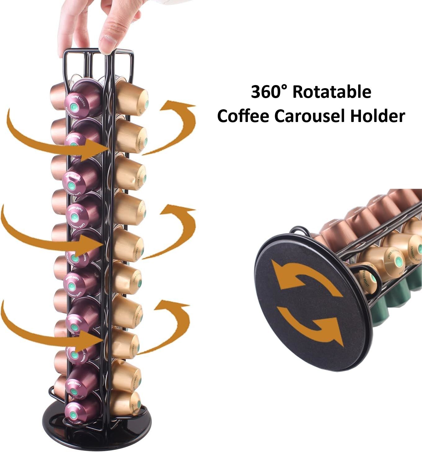 Coffee Pods Holder Storage Compatible with 40 Nespresso Pods view 5
