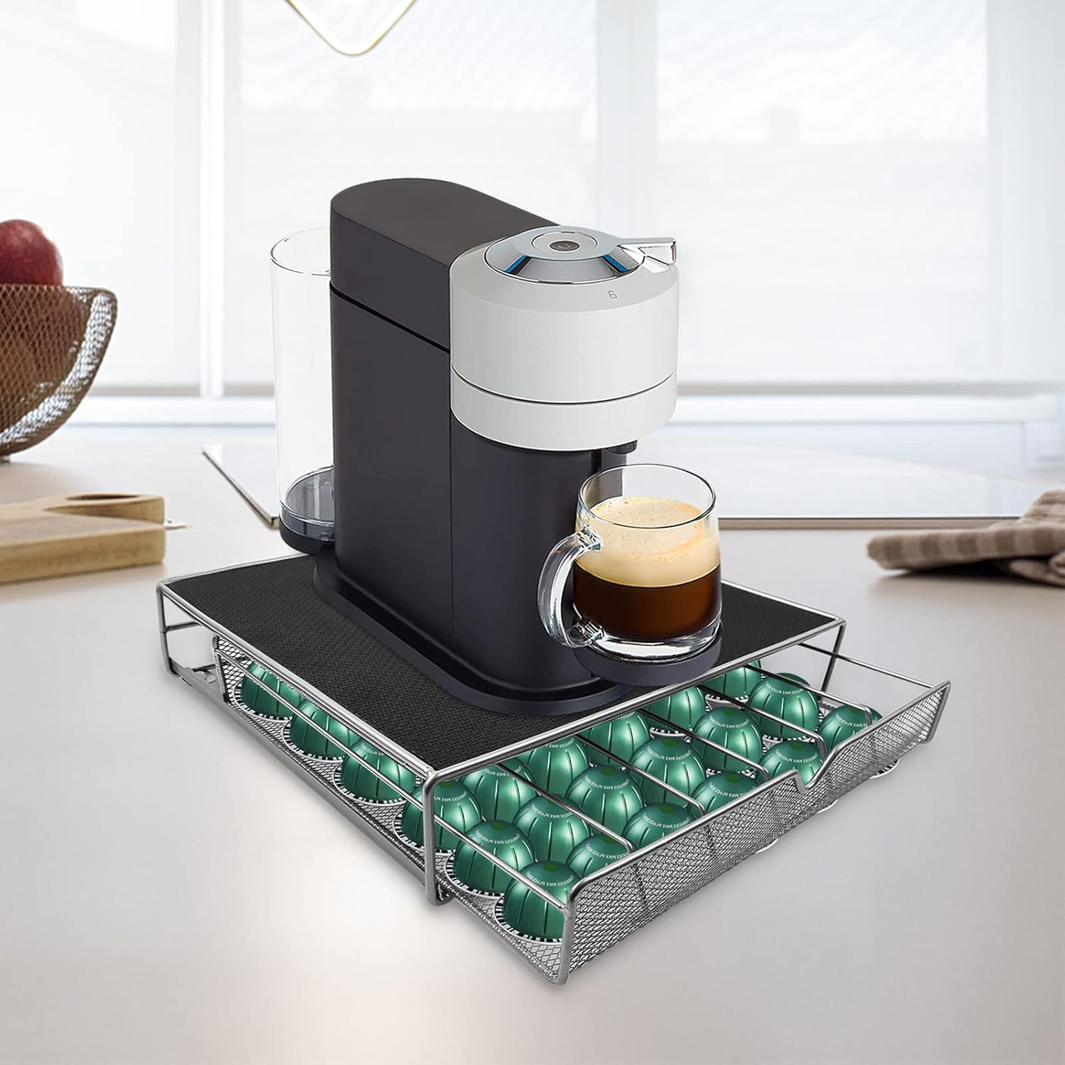 CARLA HOME K-Cup Coffee Pod Drawer for 36 Coffee Pods Storage for Home Kitchen view 6