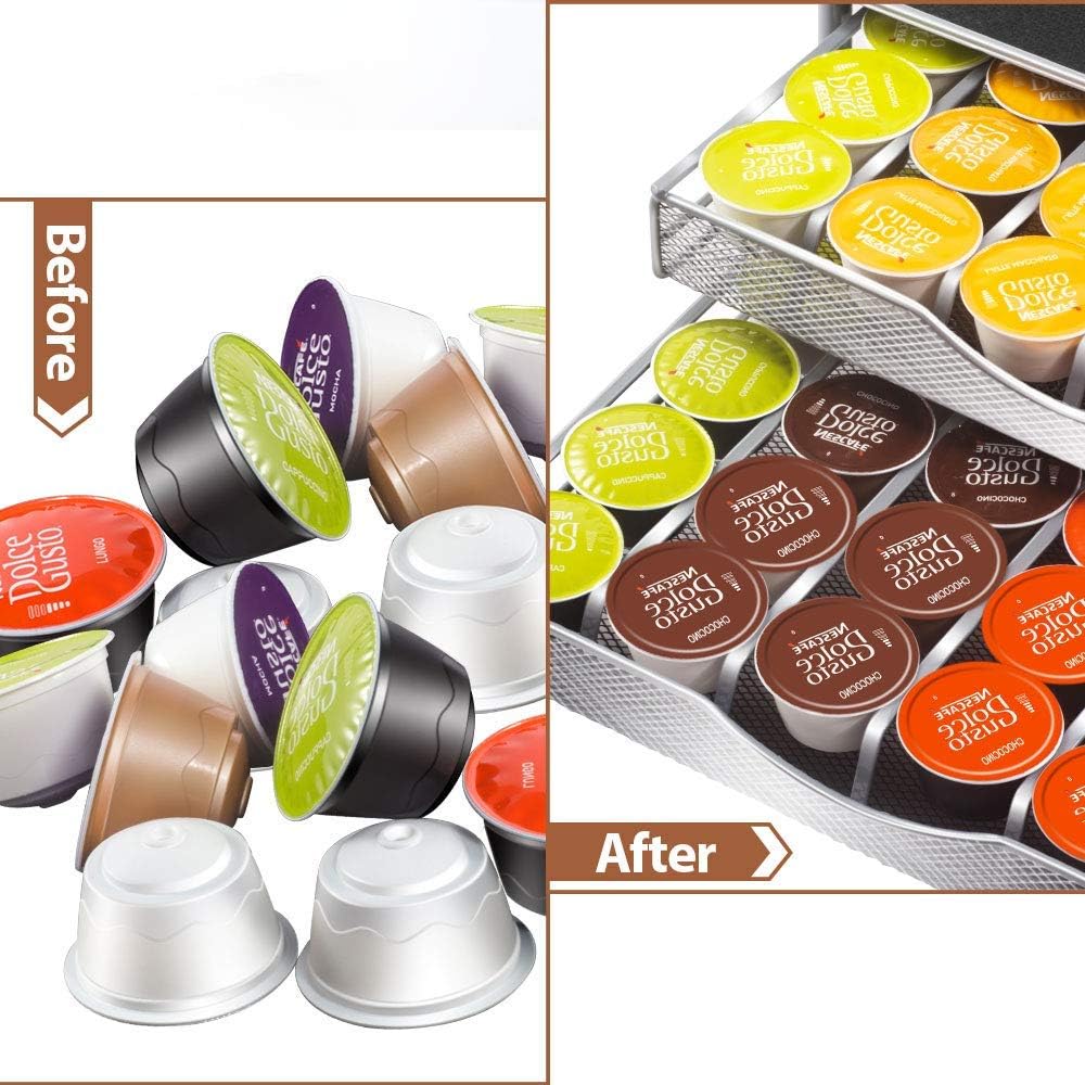 CARLA HOME K-Cup Coffee Pod Drawer for 72 Coffee Pods Storage for Home Kitchen view 5