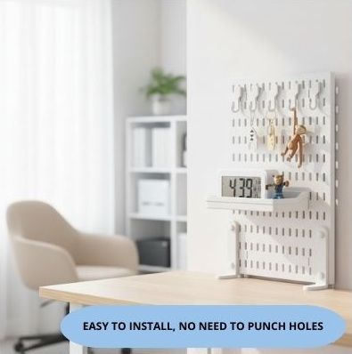 CARLA HOME Desk Pegboard Organizer Kit with Hooks view 7
