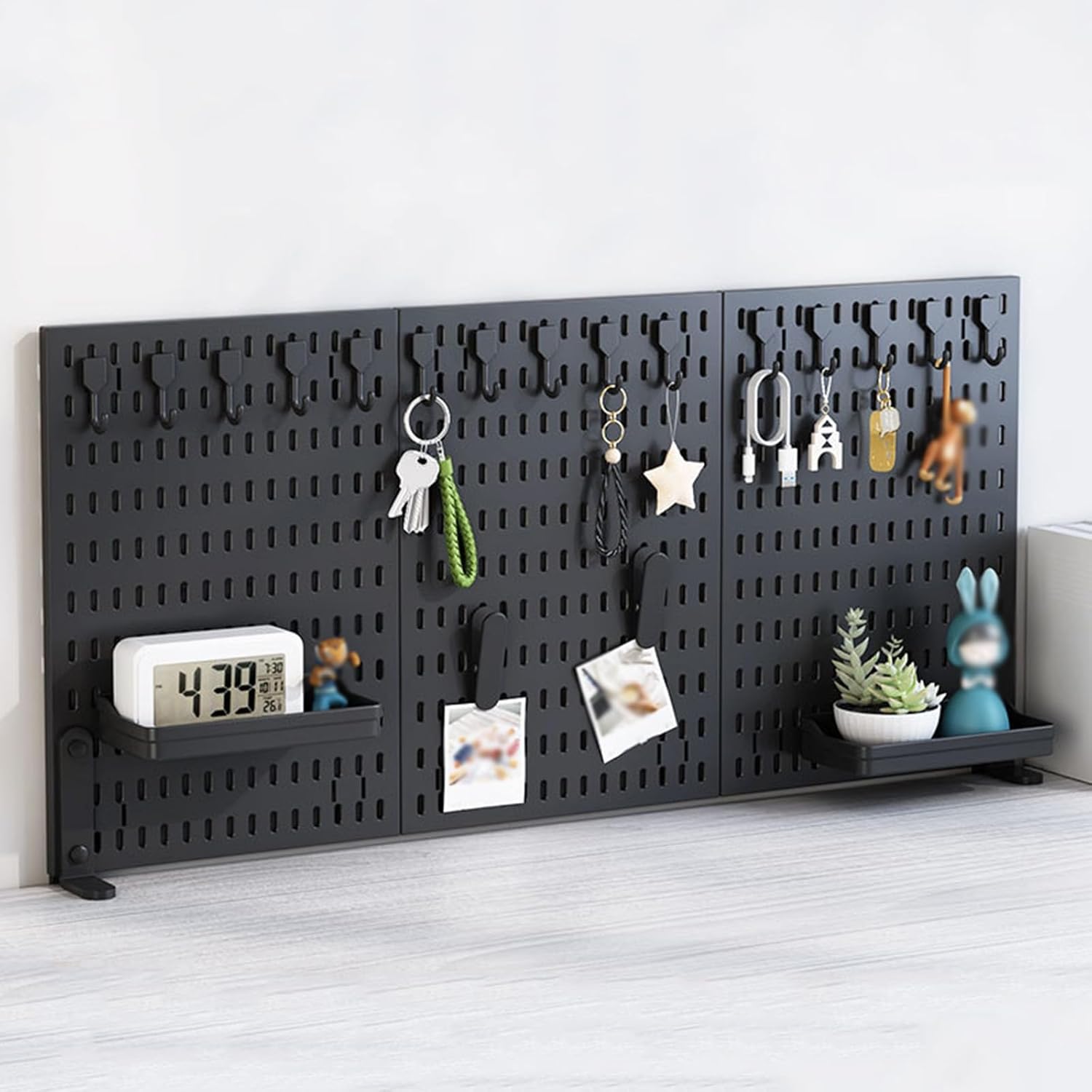 CARLA HOME 2 Pack Desk Pegboard Organizer Kit with Hooks view 6