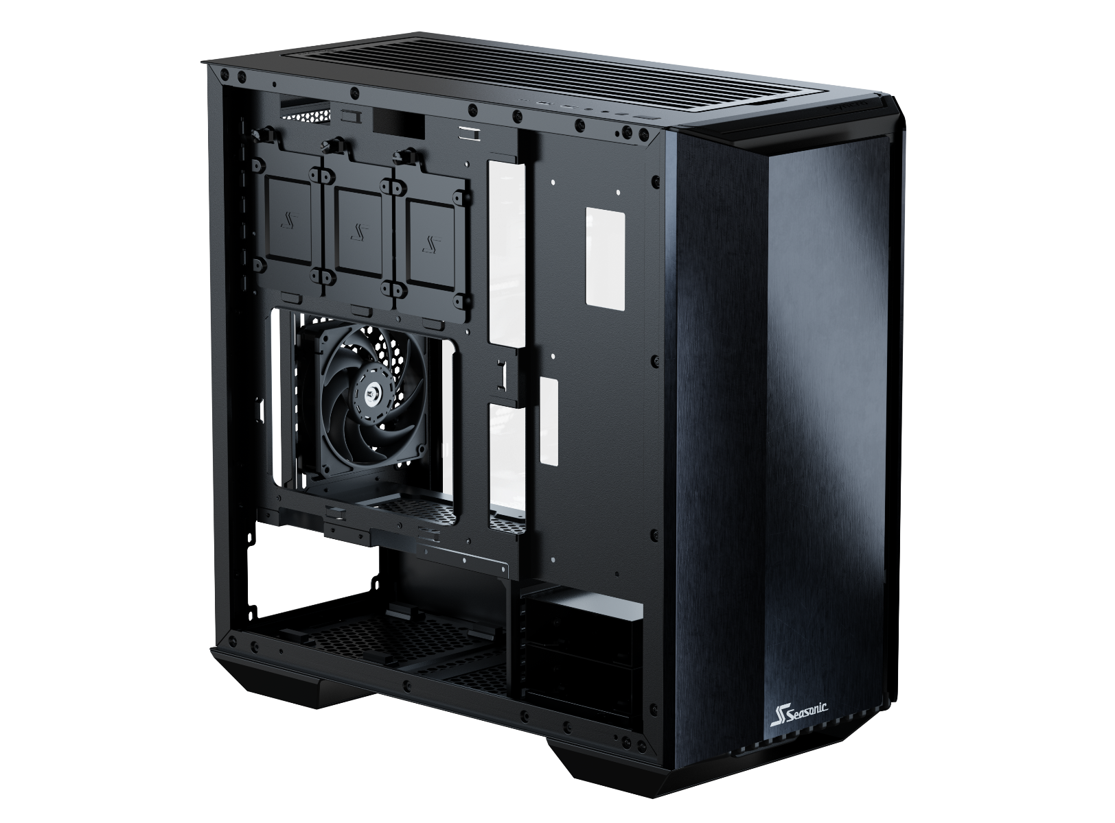 Seasonic Syncro Q704 Aluminum Case with Syncro DGC-650 650W 80 Plus Gold PSU & view 3