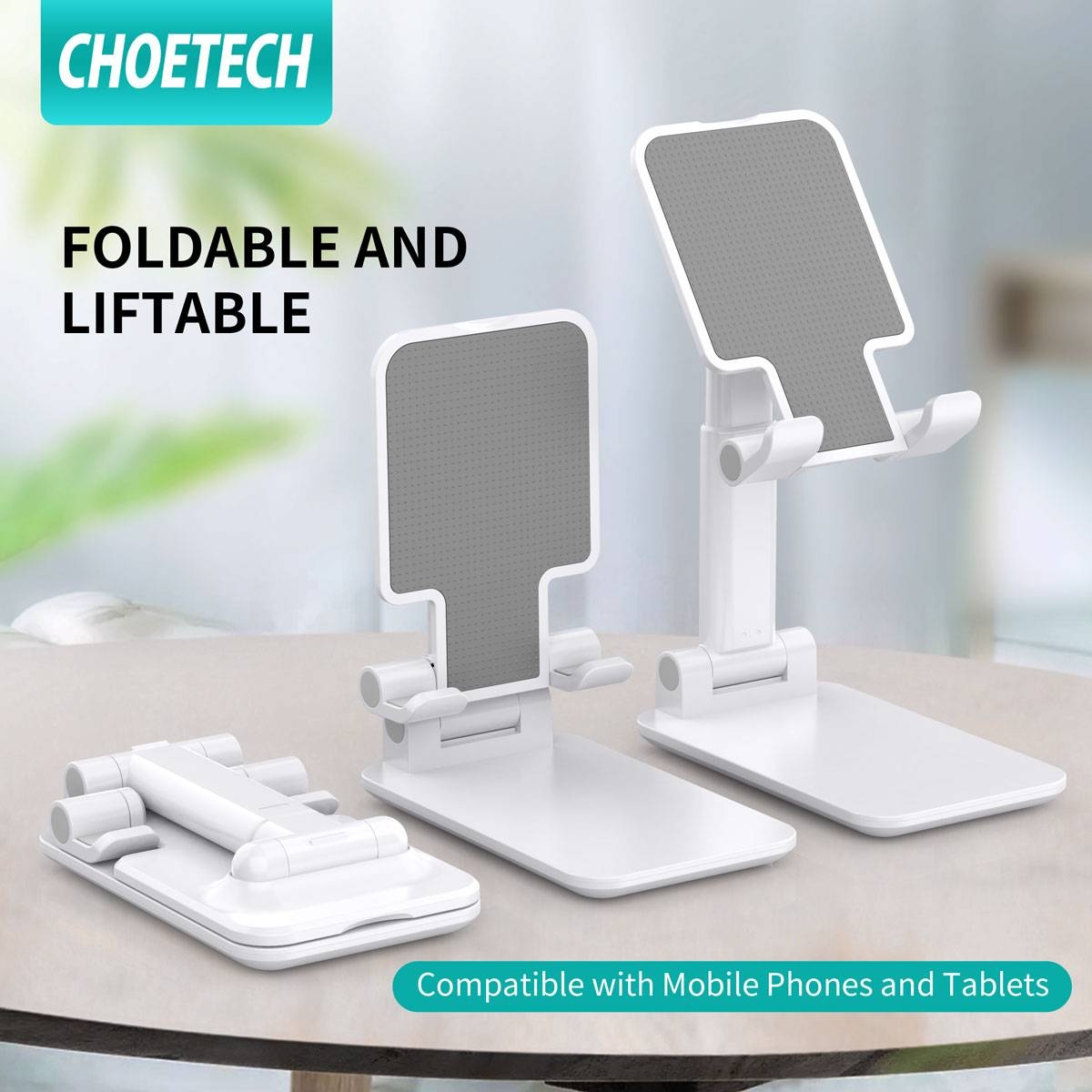 Choetech H88-WH Choetech Foldable Mobilephone Holder view 2