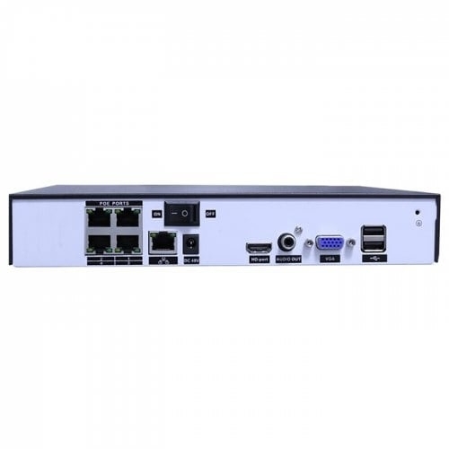 Hiseeu H5NVR-P4-612P 4CH 2MP/1080P PoE CCTV System (2TB HDD) view 2