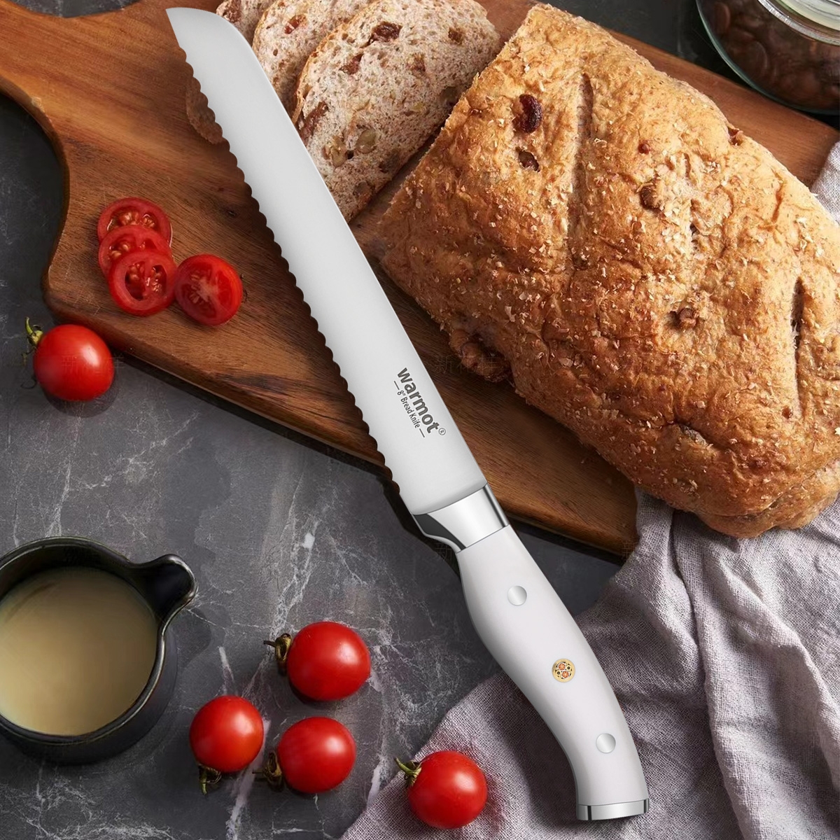 Warmot 7-Piece Ultra Sharp Chefs Knife Set with Gift Box (956-7) view 7