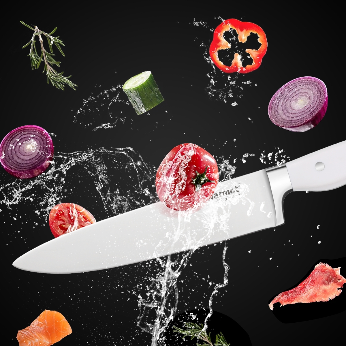 Warmot 7-Piece Ultra Sharp Chefs Knife Set with Gift Box (956-7) view 9