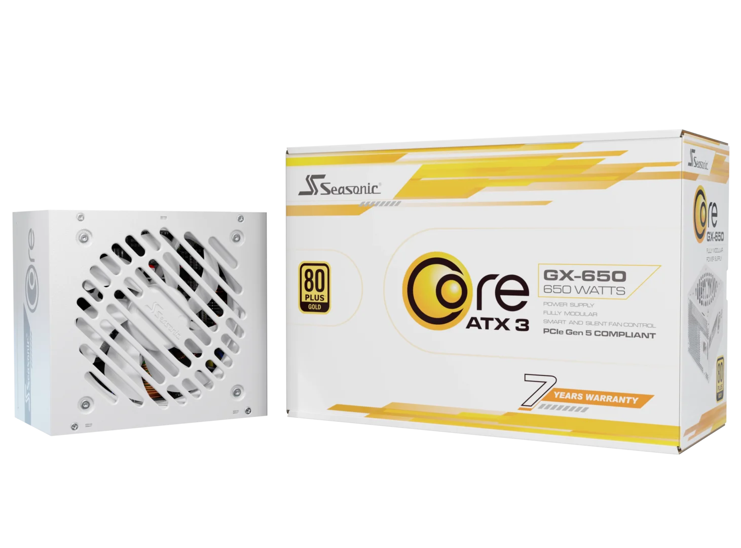Seasonic CORE GX-650 White ATX 3.1 650W (SRP-CGX651-A5A32SF-WHITE) view 6