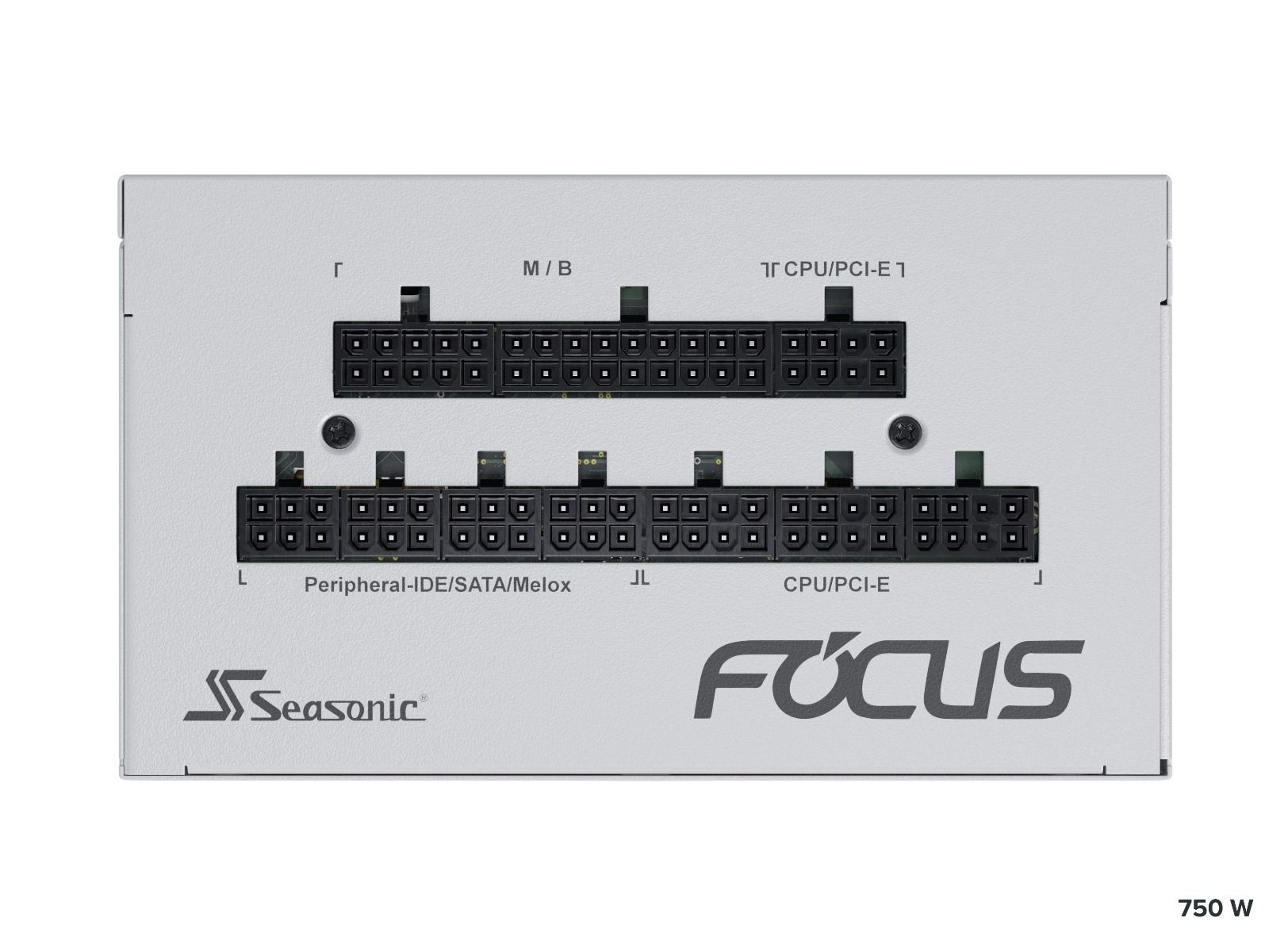Seasonic FOCUS GX-750 White 750W ATX 3.0 Gold Modular PSU view 5