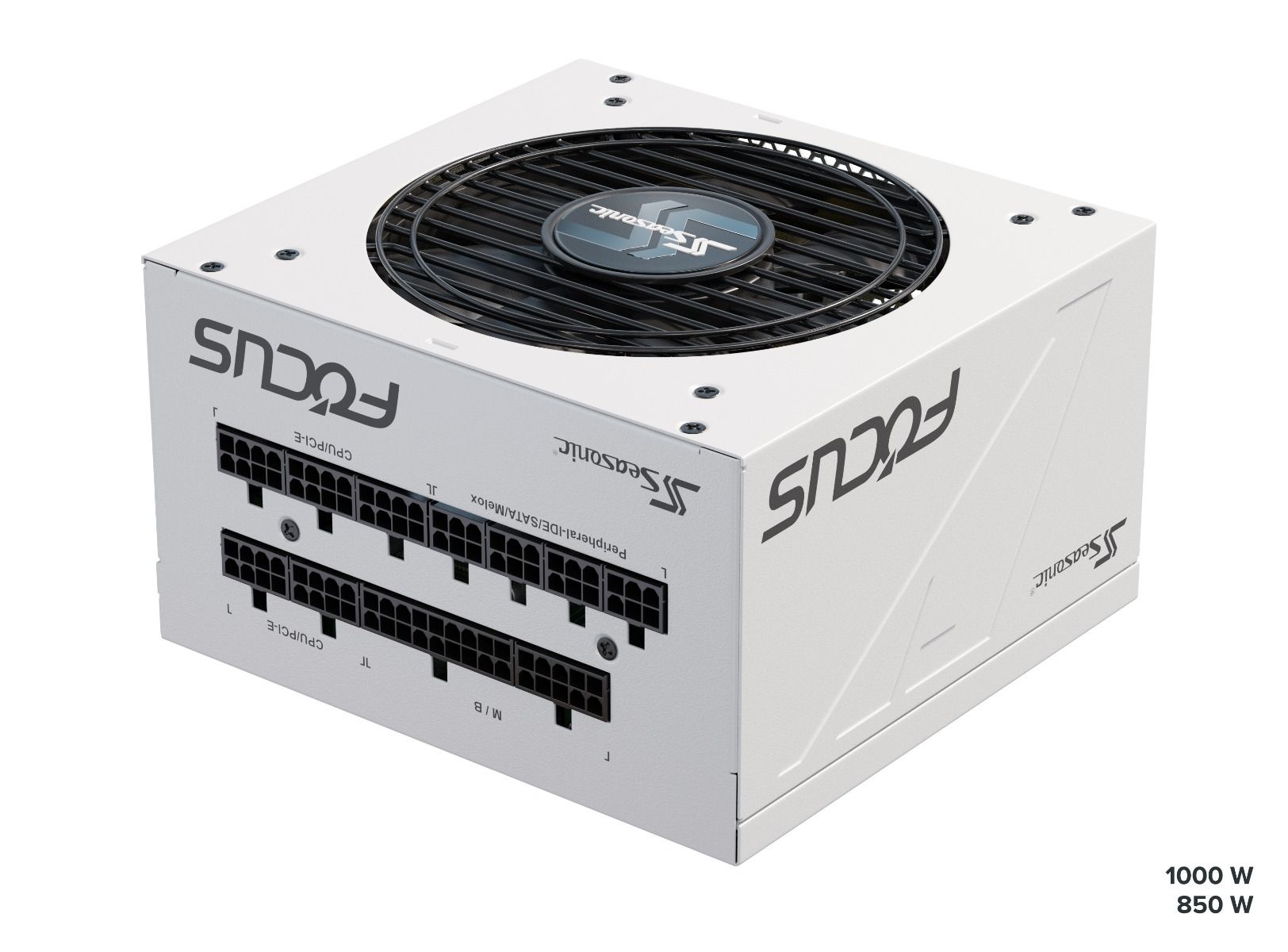 Seasonic FOCUS GX-850 White 850W ATX 3.0 Gold Modular PSU view 2
