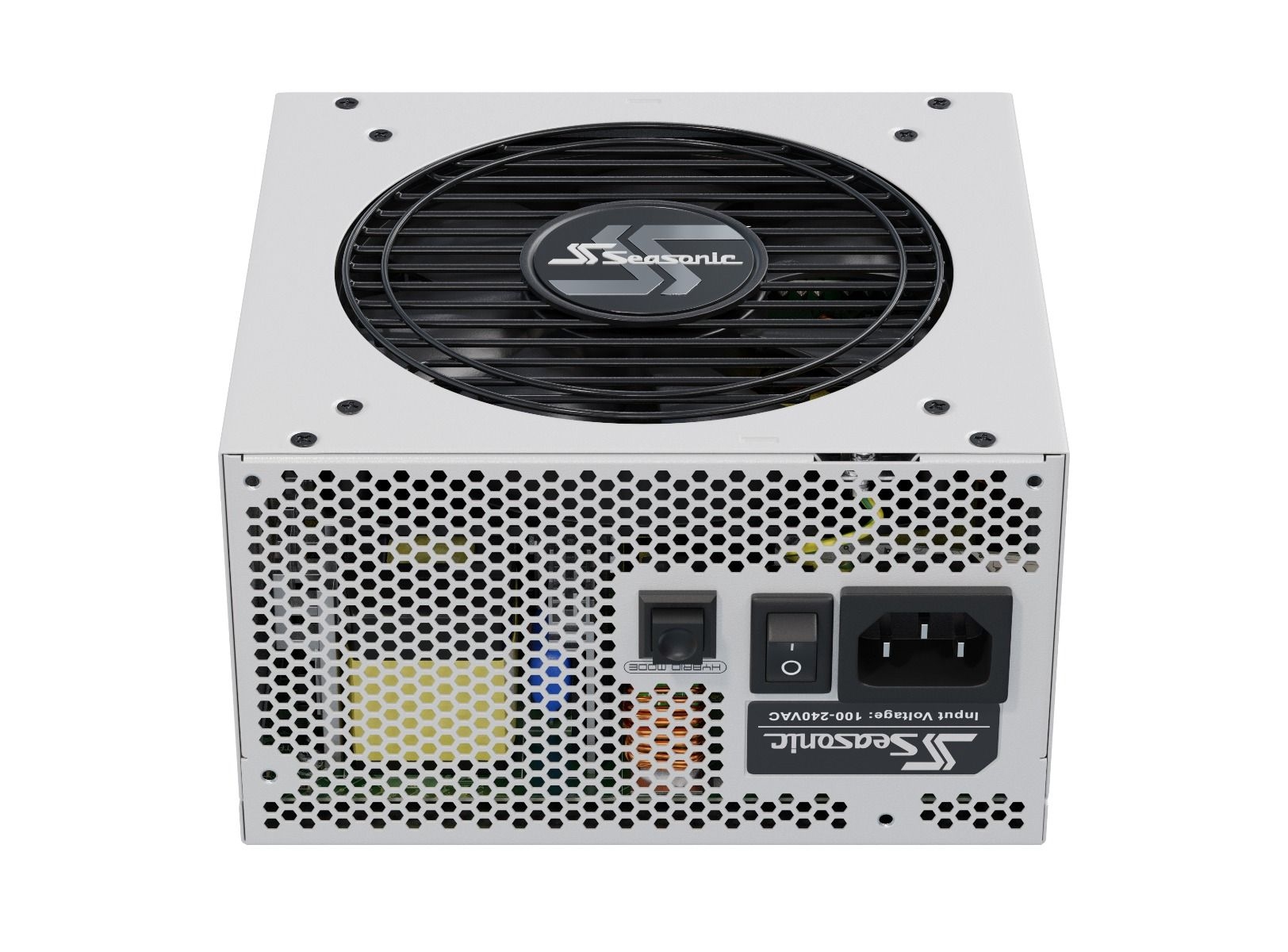 Seasonic FOCUS GX-850 White 850W ATX 3.0 Gold Modular PSU view 3