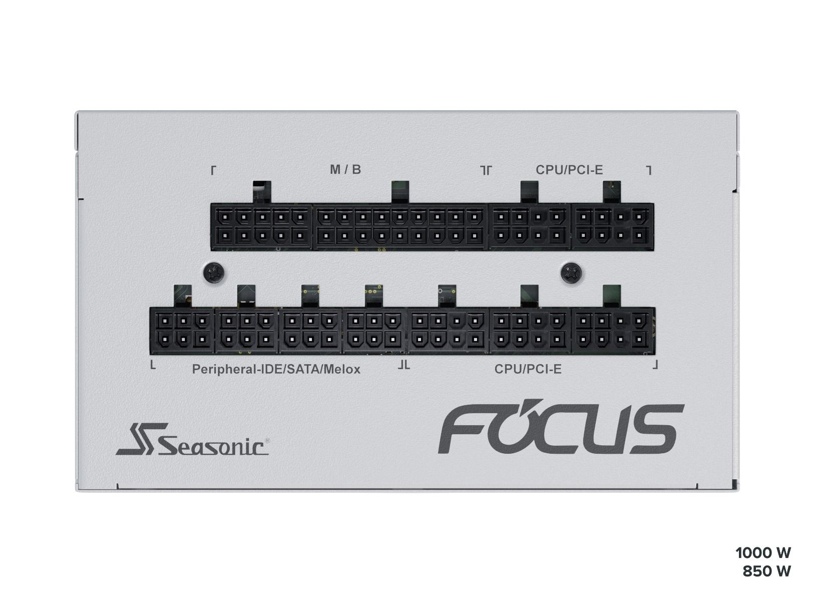 Seasonic FOCUS GX-850 White 850W ATX 3.0 Gold Modular PSU view 5