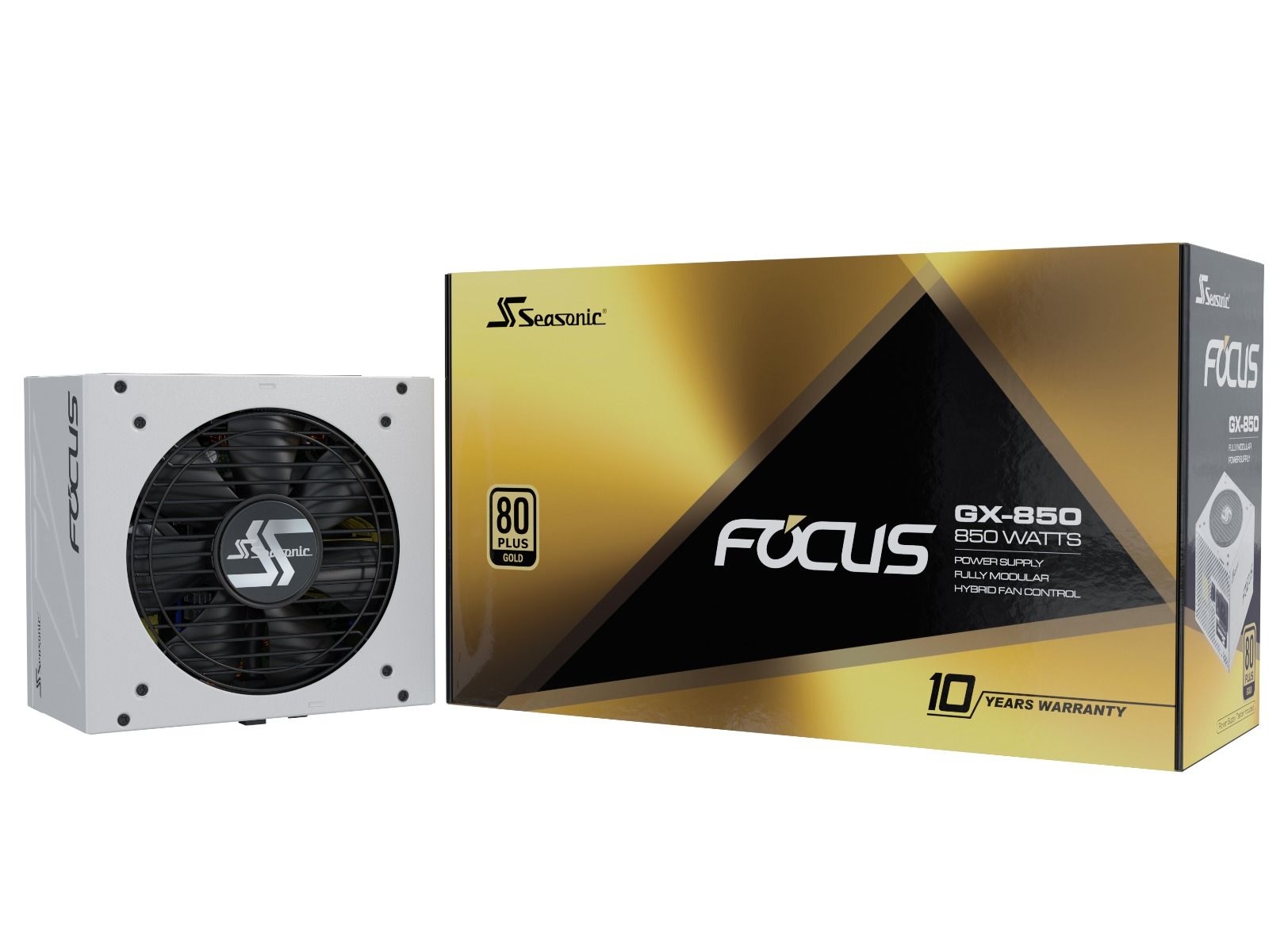 Seasonic FOCUS GX-850 White 850W ATX 3.0 Gold Modular PSU view 8
