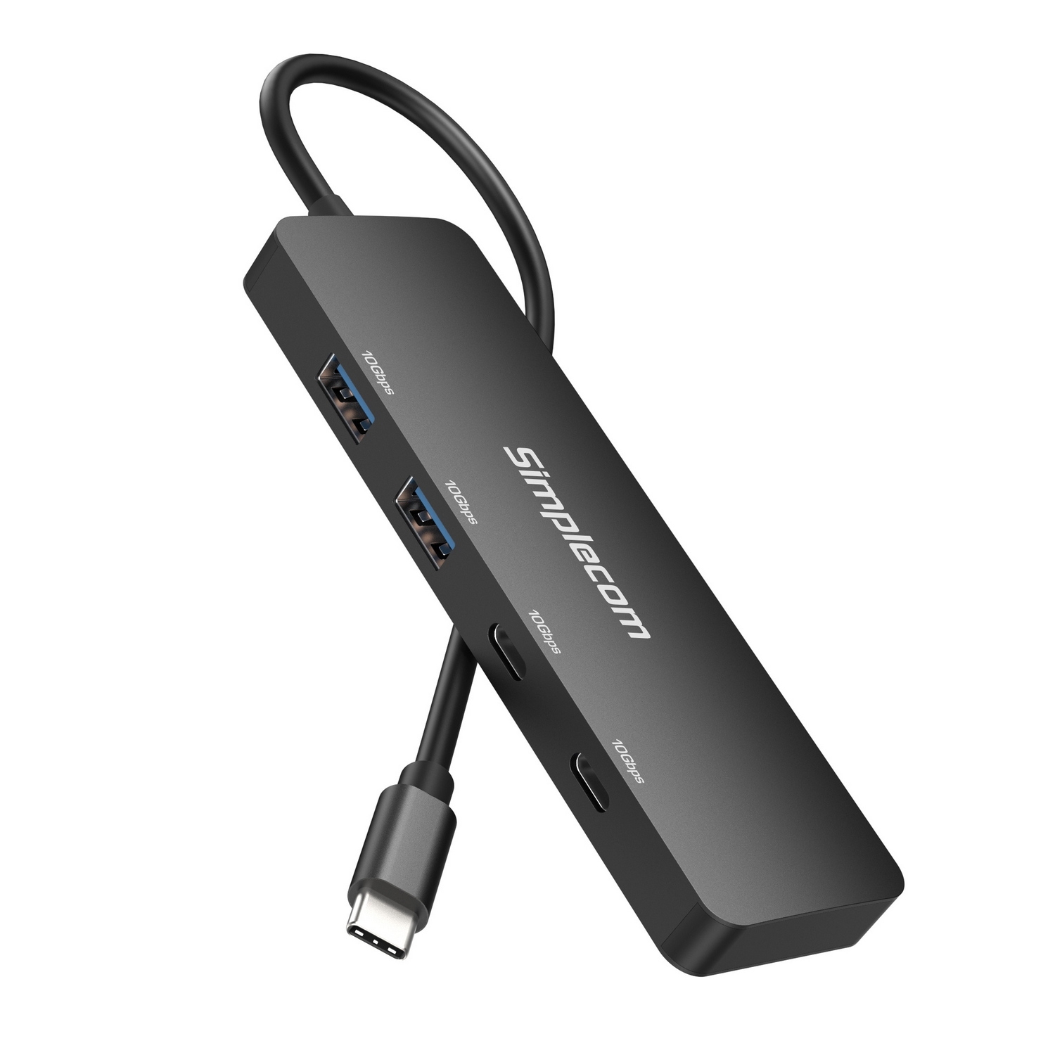 Simplecom CH392 USB 3.2 Gen2 USB-C 4-Port 10Gbps Hub (2x USB-A and 2x USB-C) view 3