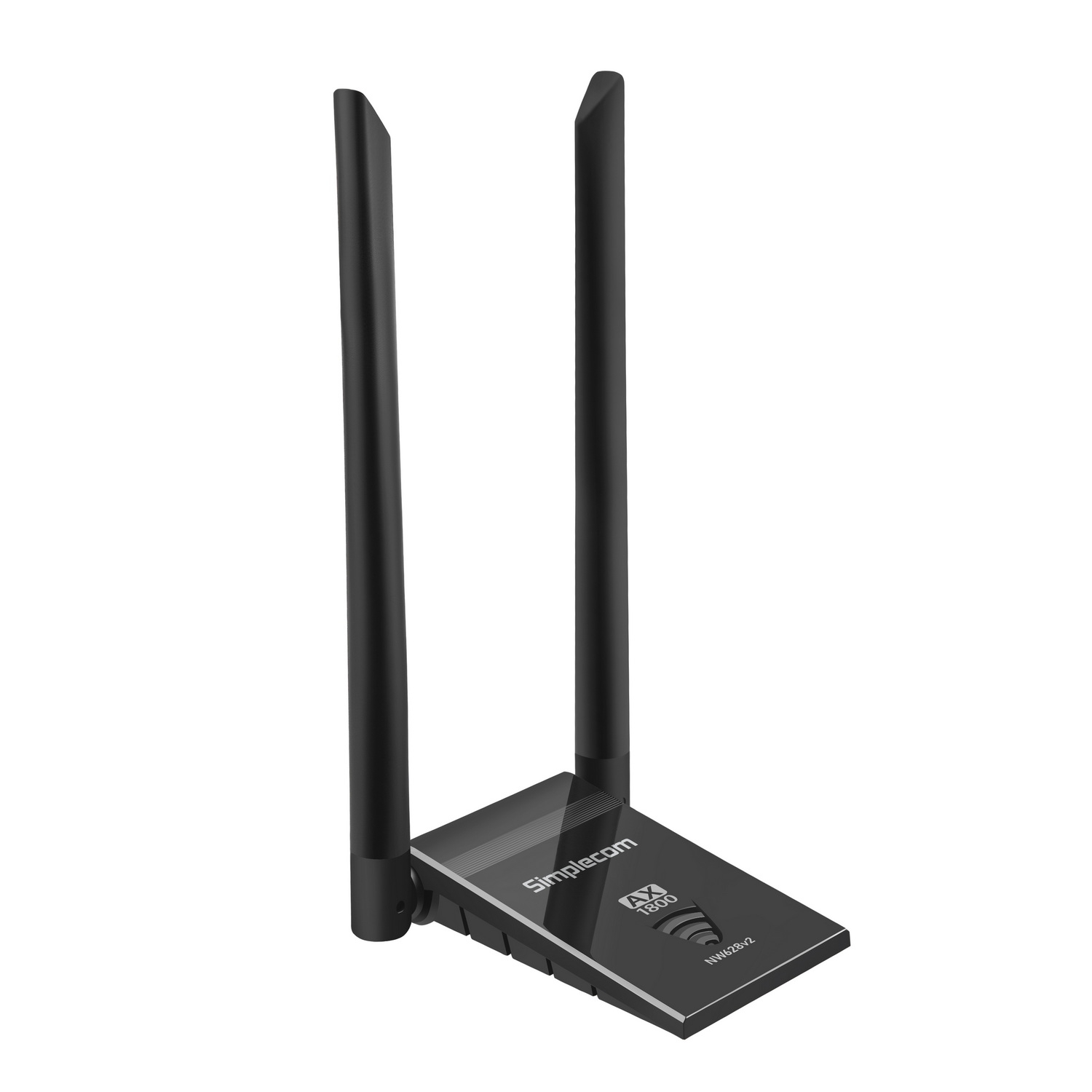 Simplecom NW628v2 AX1800 Dual Band WiFi 6 USB Adapter with 2x 5dBi High Gain view 2