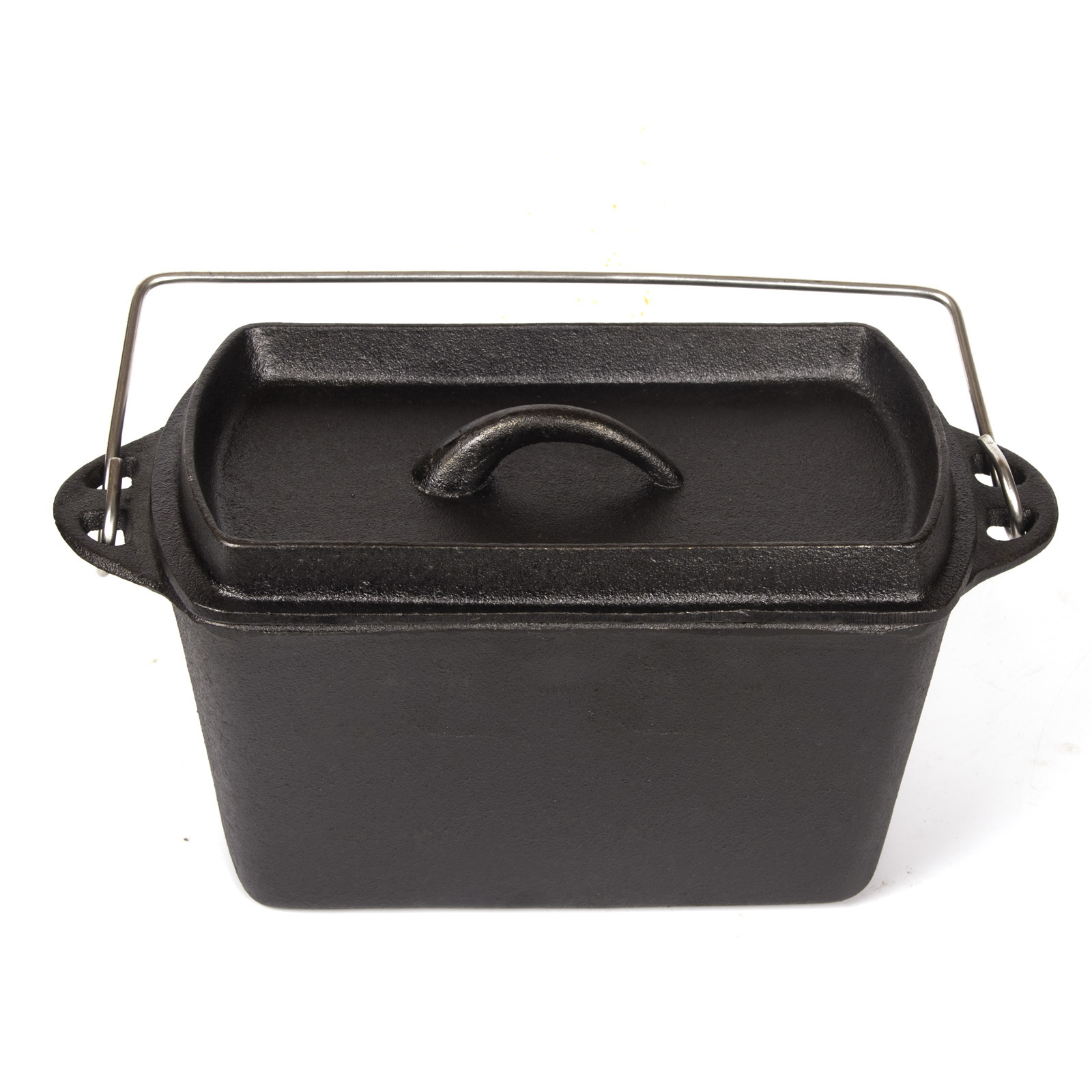 Cast Iron Bread Pan with Lid Non-Stick, Durable Loaf Pan for Perfect Baking view 4