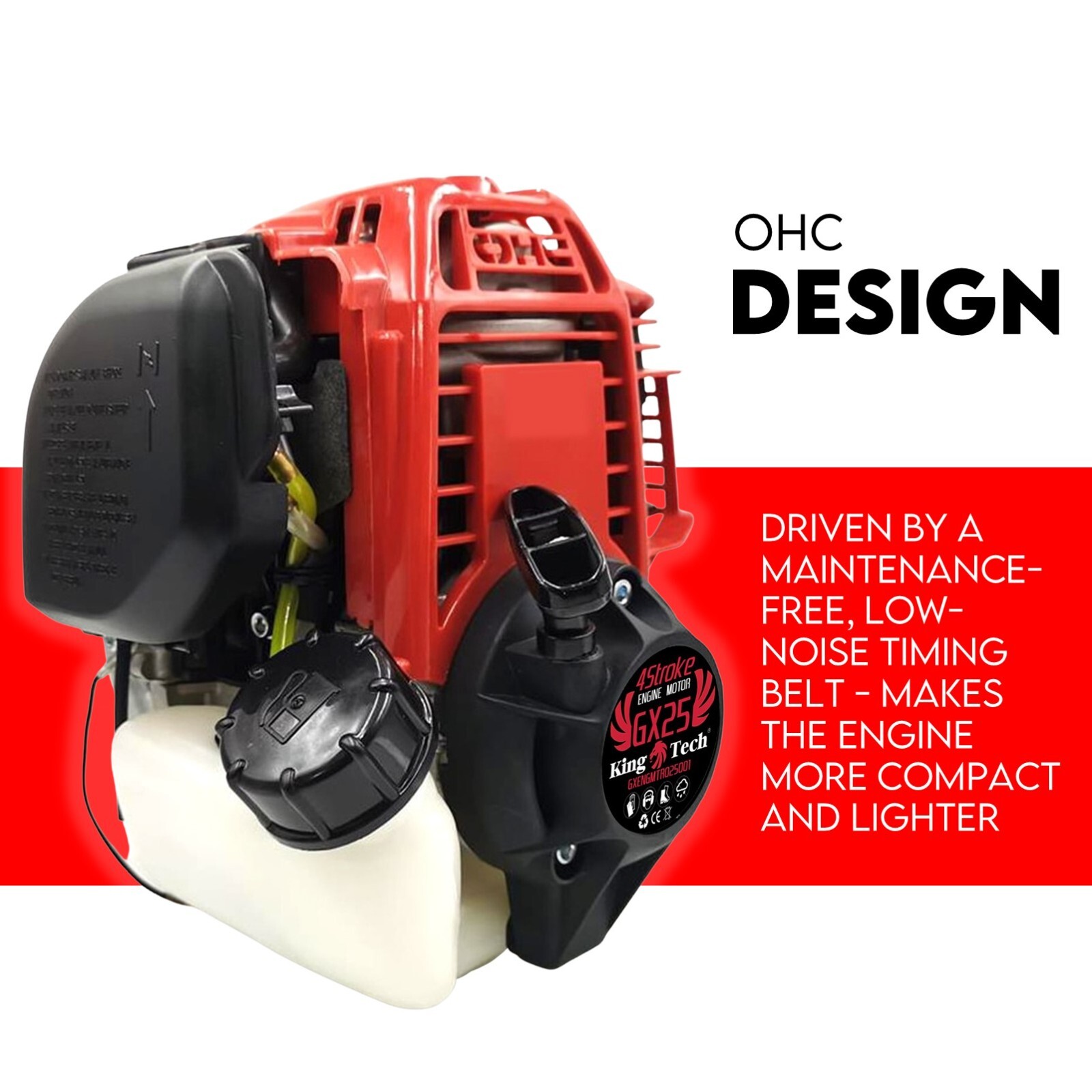 4 Stroke Engine Motor for Brushcutter Trimmer Brush Cutter Honda GX25 Replace view 4