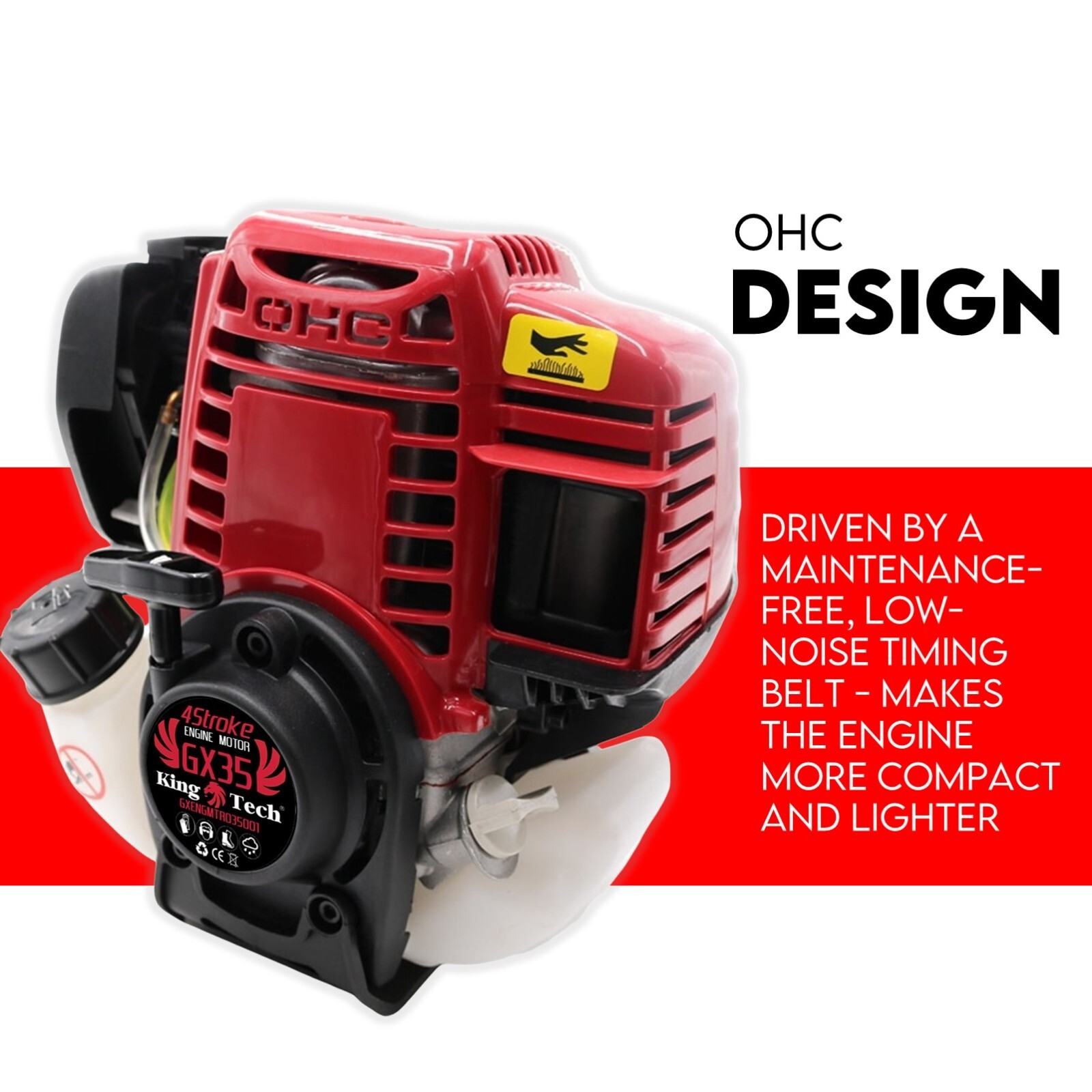 4 Stroke Engine Honda GX35 Motor Brushcutter Trimmer Brush Cutter view 4