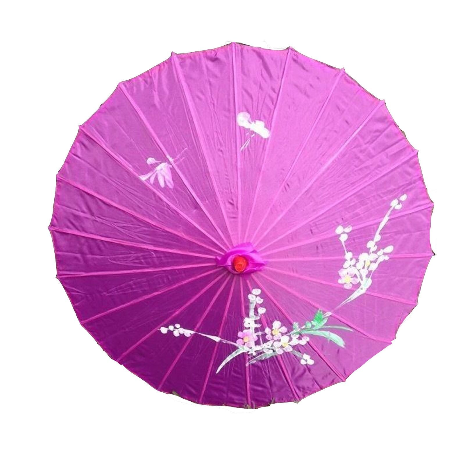 6x PARASOL UMBRELLA Chinese Japanese Bamboo Flower Pattern 80cm Large BULK view 4
