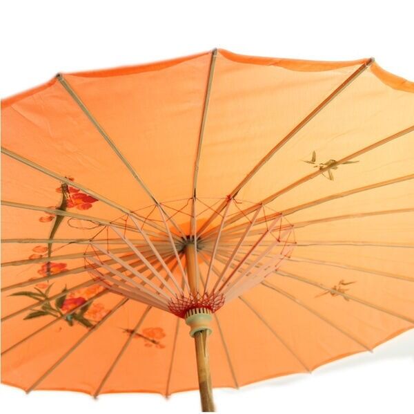 12x PARASOL UMBRELLA Chinese Japanese Bamboo Flower Pattern 80cm Large BULK view 5