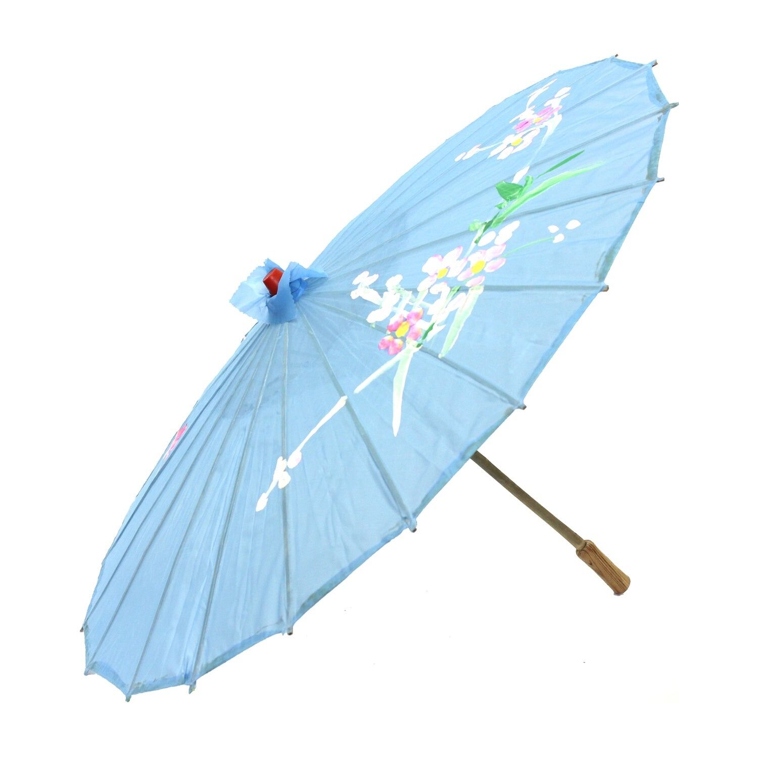 12x PARASOL UMBRELLA Chinese Japanese Bamboo Flower Pattern 80cm Large BULK view 3