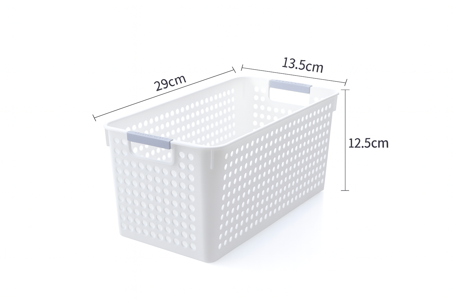 36x Premium Plastic Storage Basket Bulk w/ Grip Handles 29*13.5*12.5cm view 7