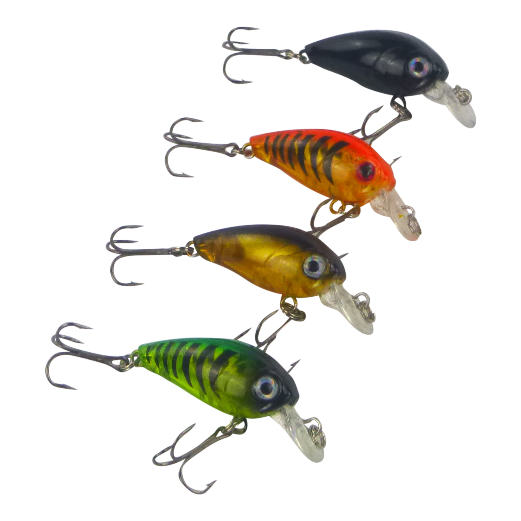 Finesse Chisana Crankbait, Green Bandit, 45mm view 2