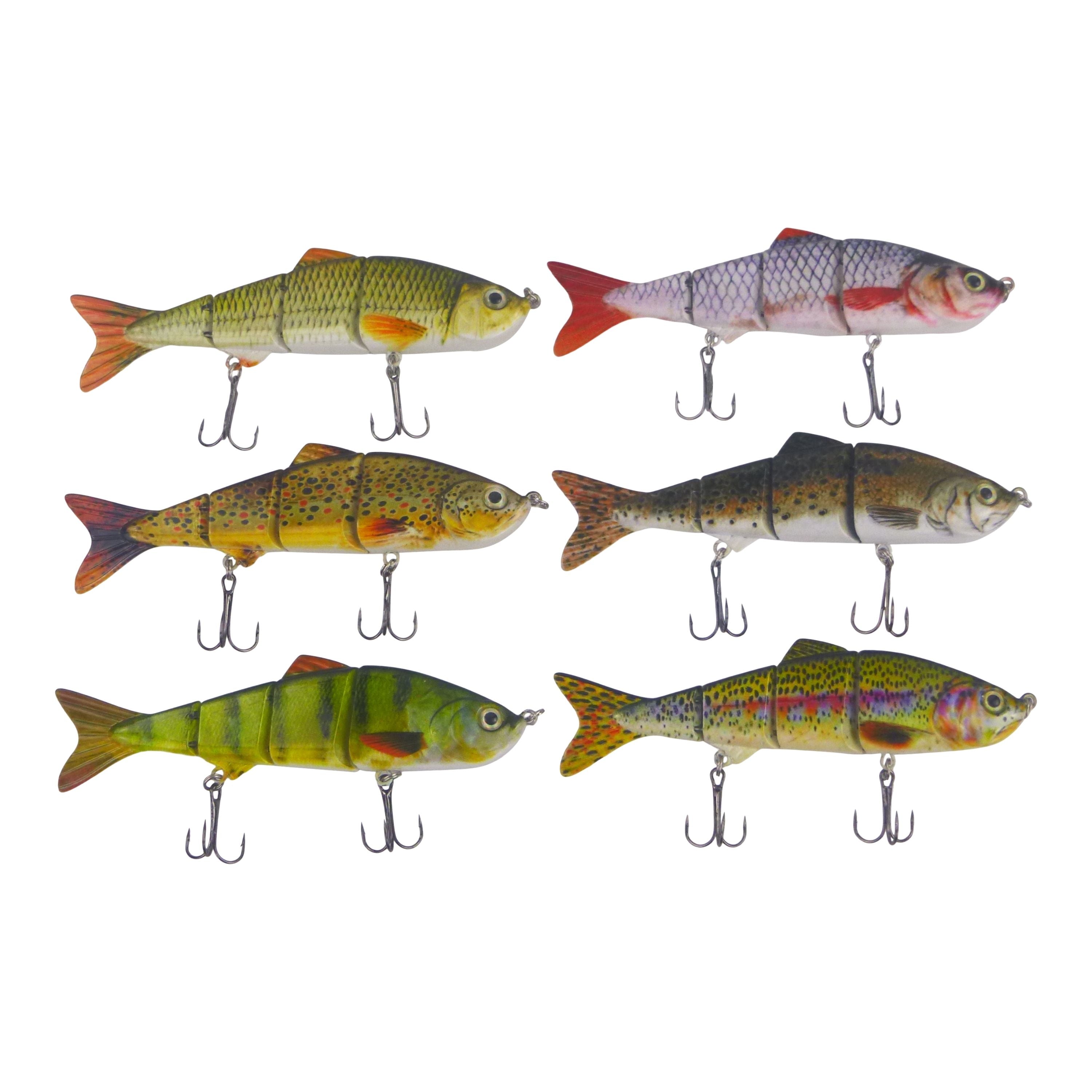 Finesse Naturals 4 Segment Swimbait, 110mm, Perch view 2