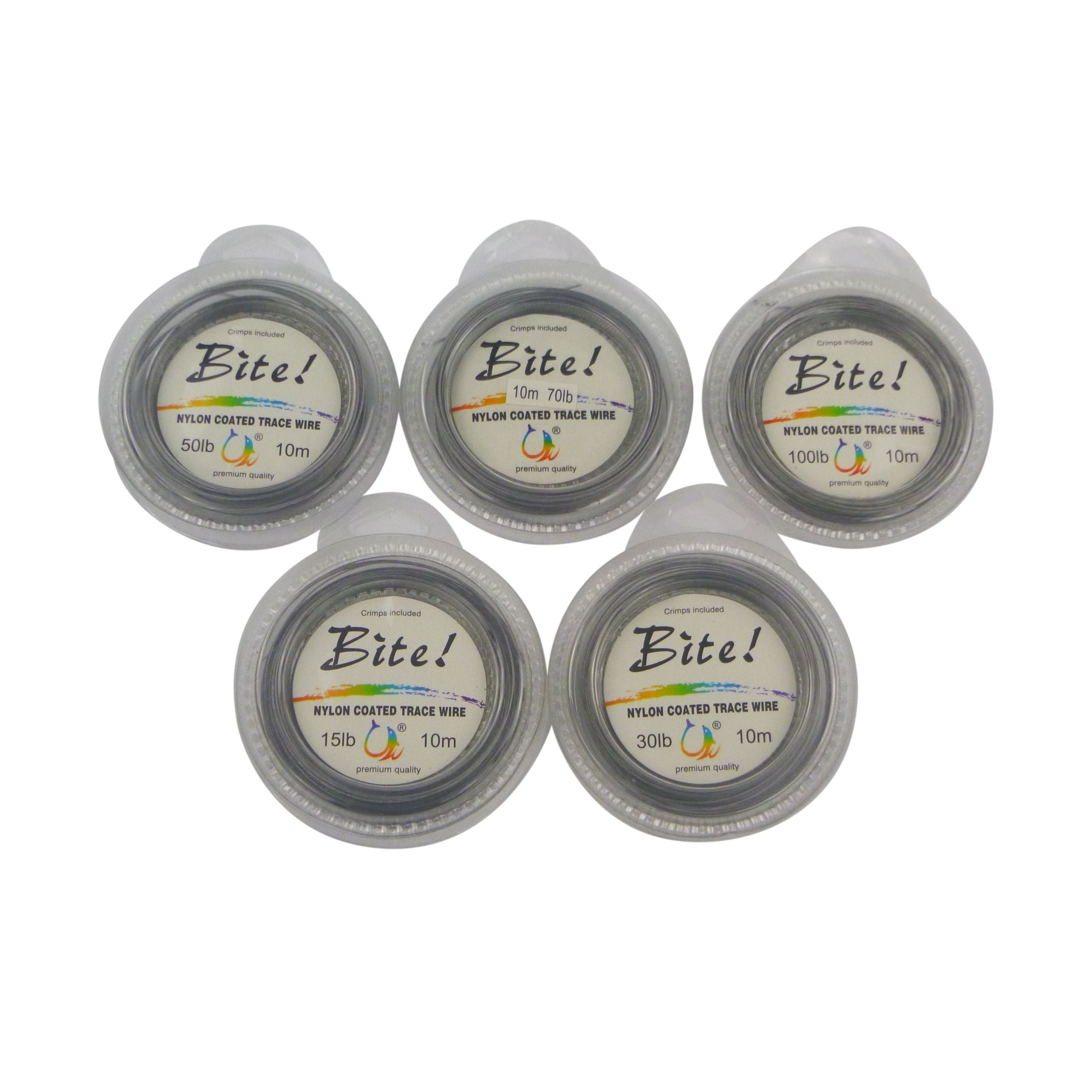 Swimerz Bite 7 Strand Coated Leader Wire, 50lb breaking strain, 10 mtrs view 2