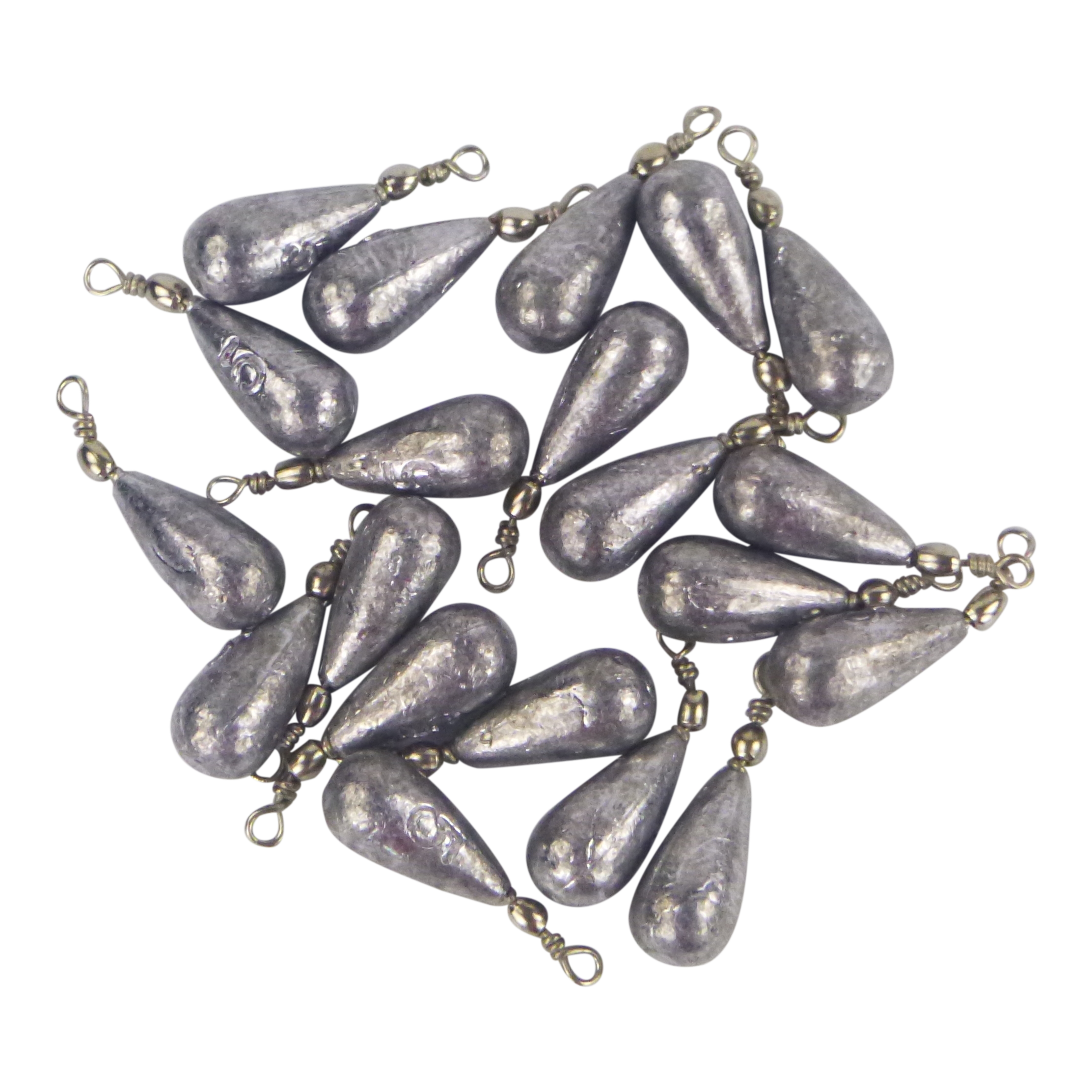 Swimerz 5gm Teardrop Sinker, Lead, 20 pack