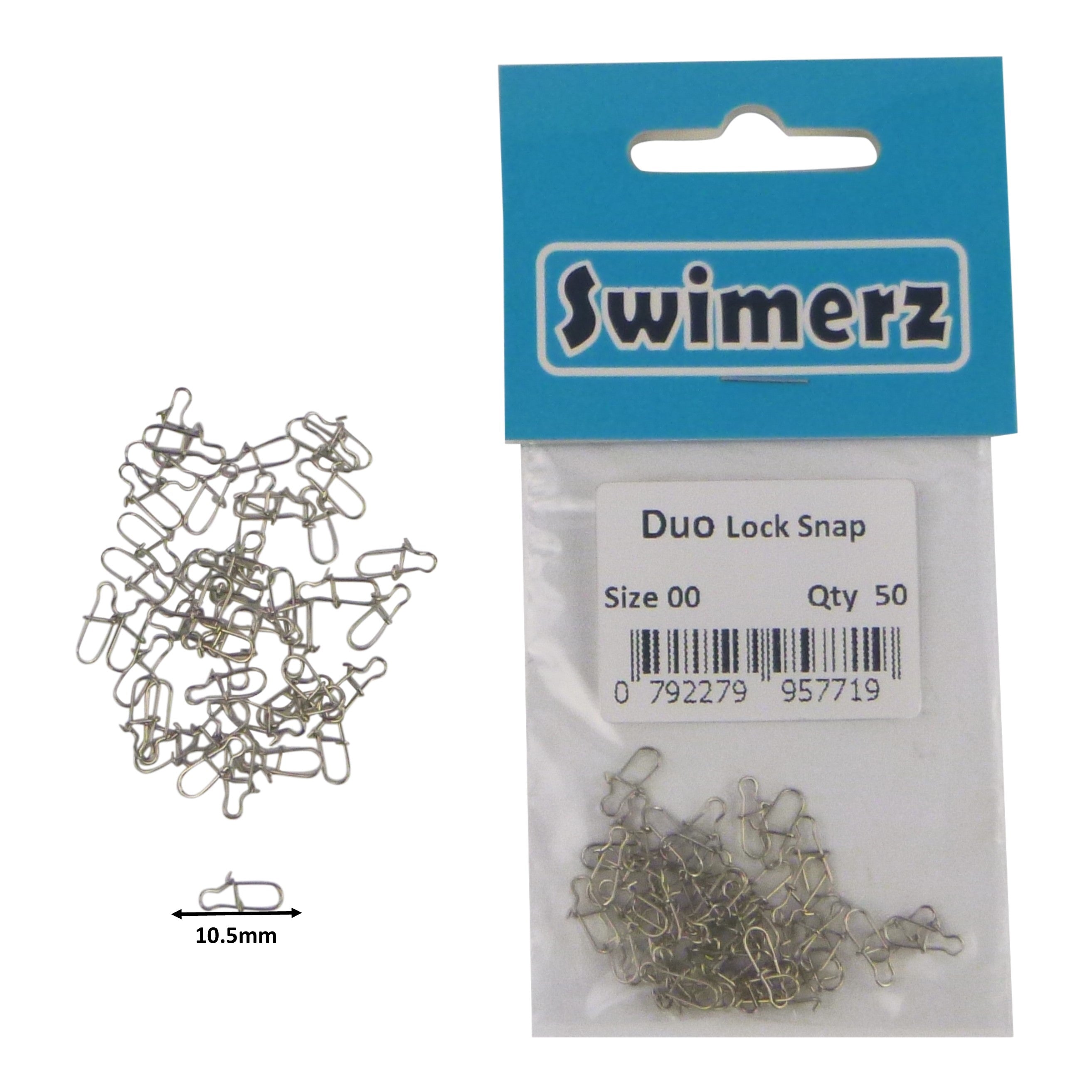 Swimerz Duo Lock Snaps Size 00. Pack 50 pack view 2