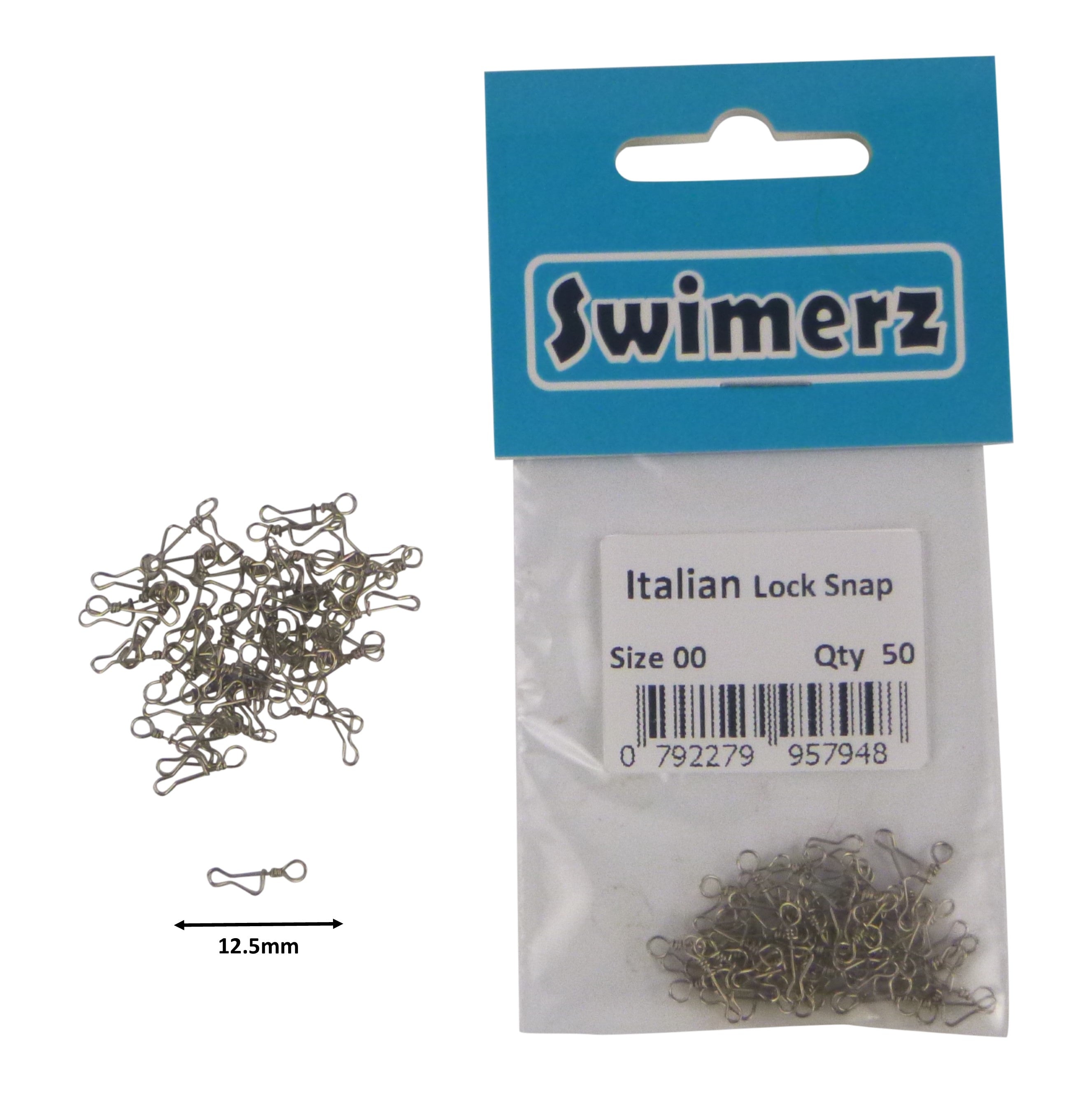 Swimerz Italian Snap, Closed Eye, size 00, 50 pack view 2
